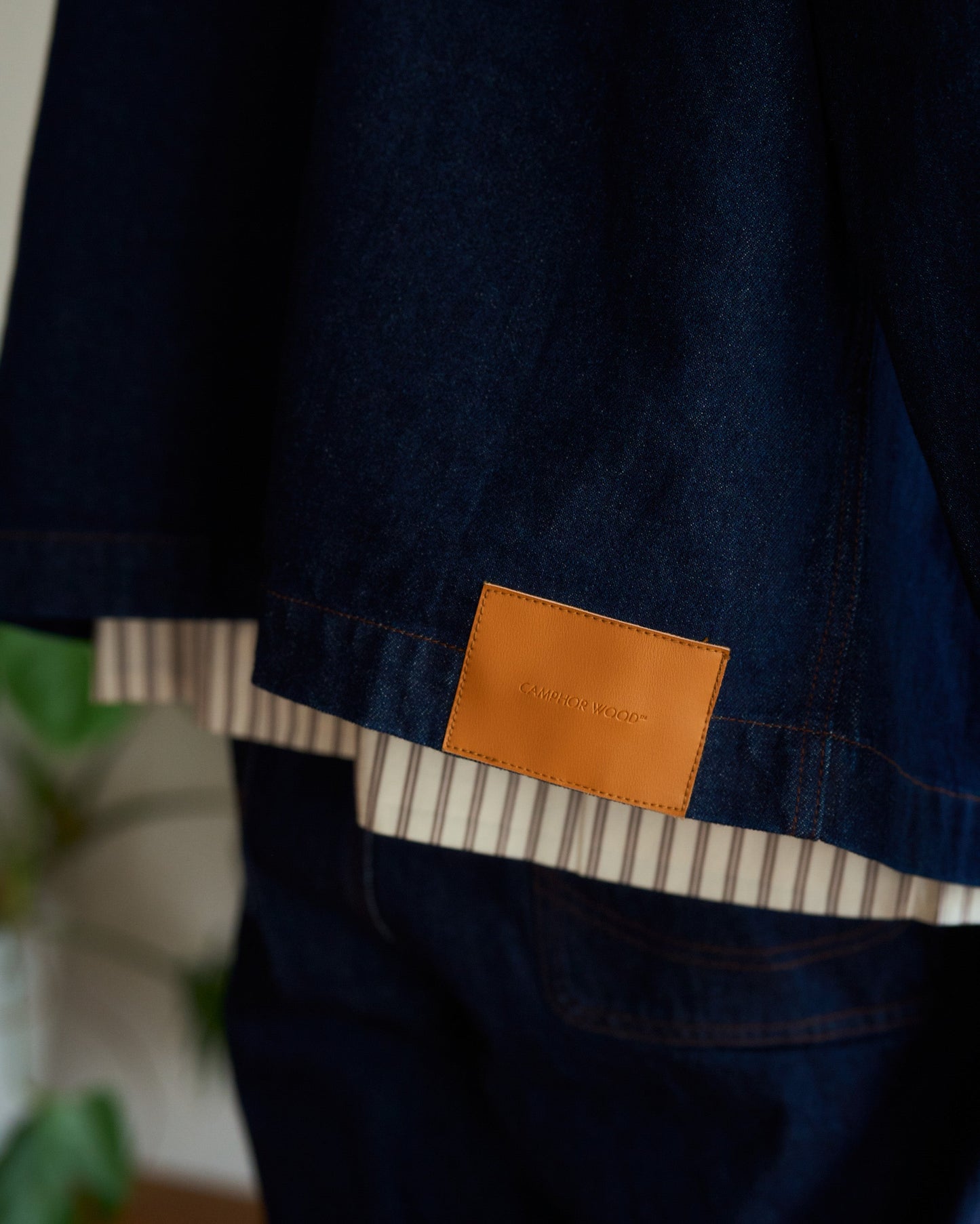 3pockets wide coverall denim jacket