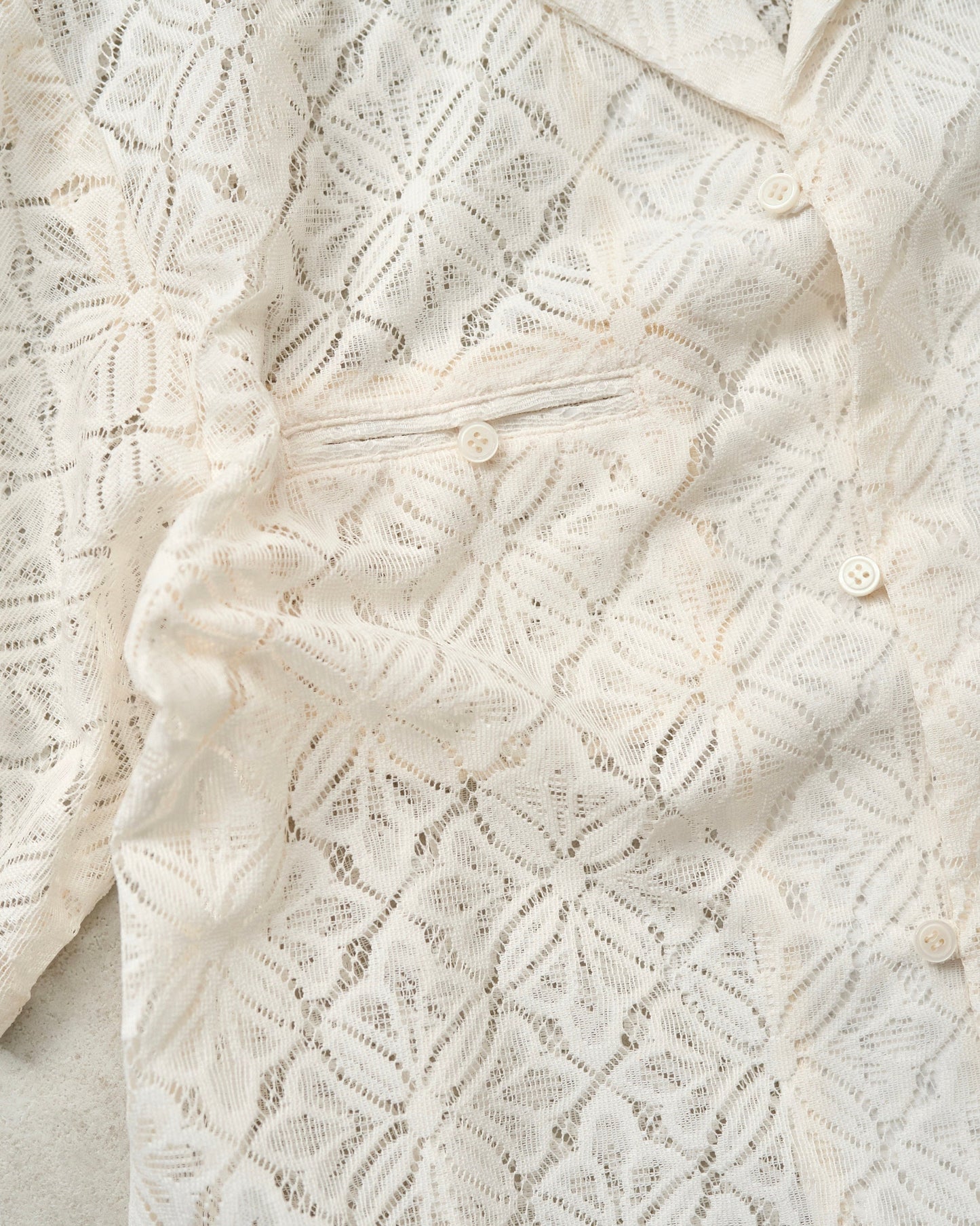 flower sheer embrodery shirt