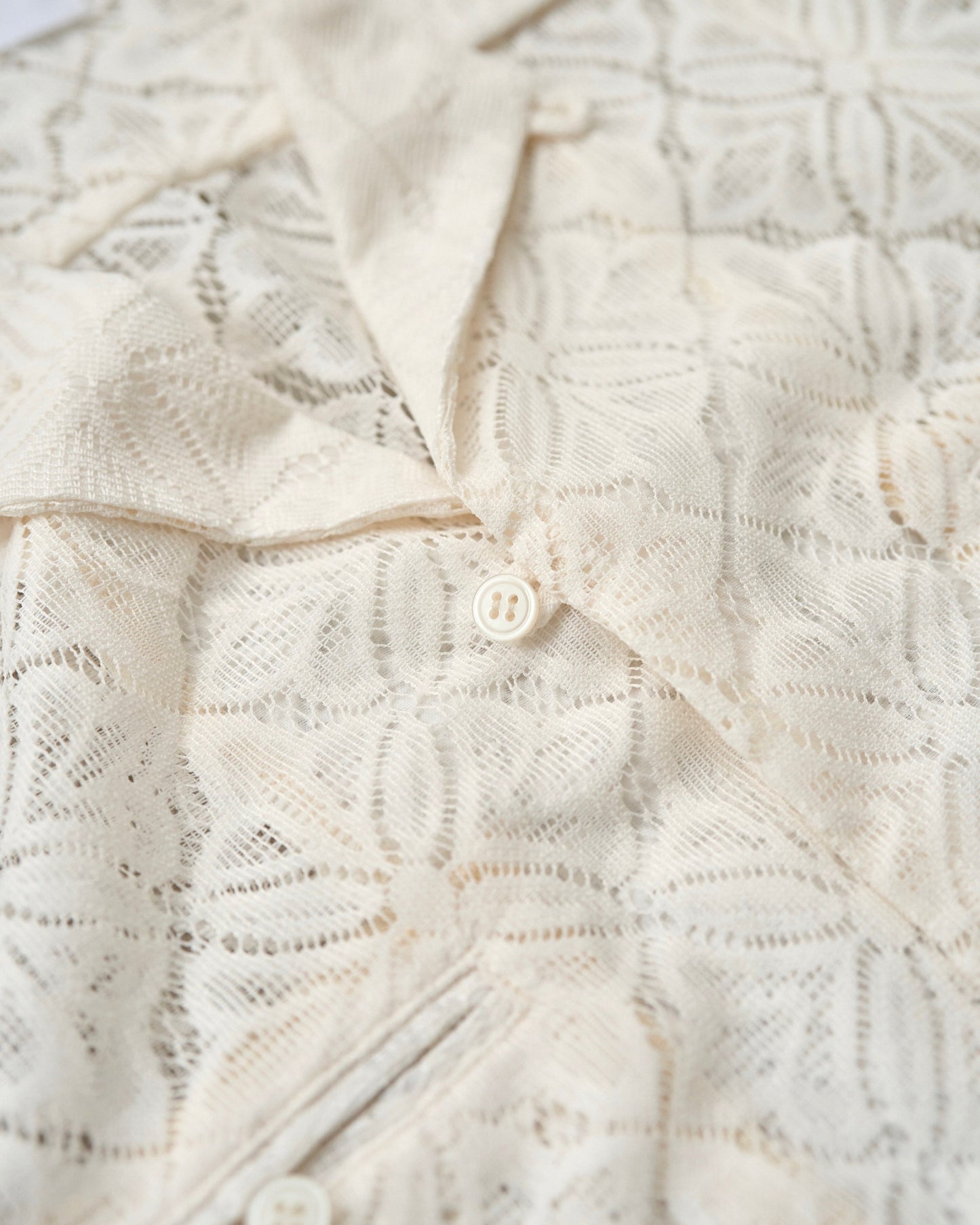 flower sheer embrodery shirt
