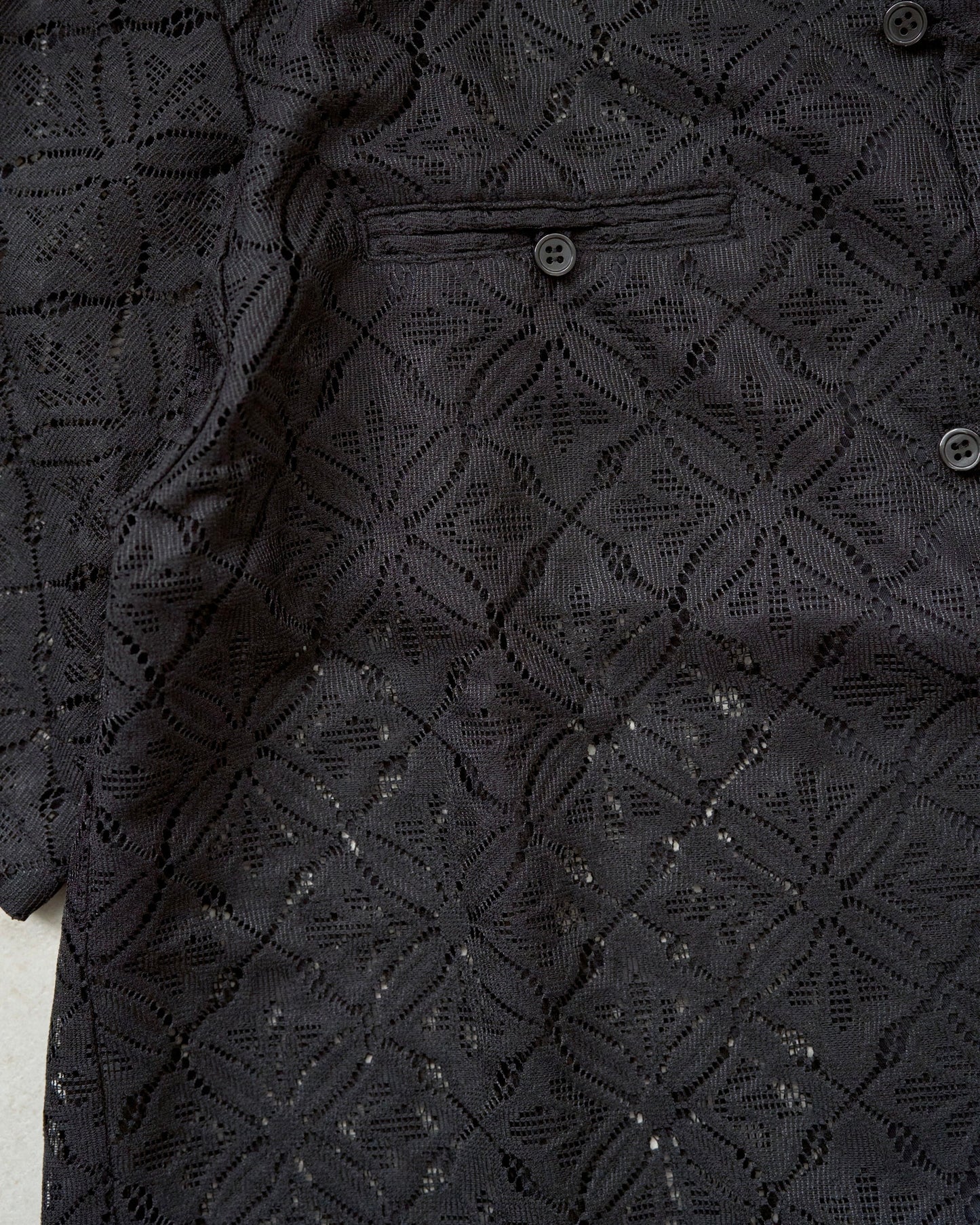 flower sheer embrodery shirt