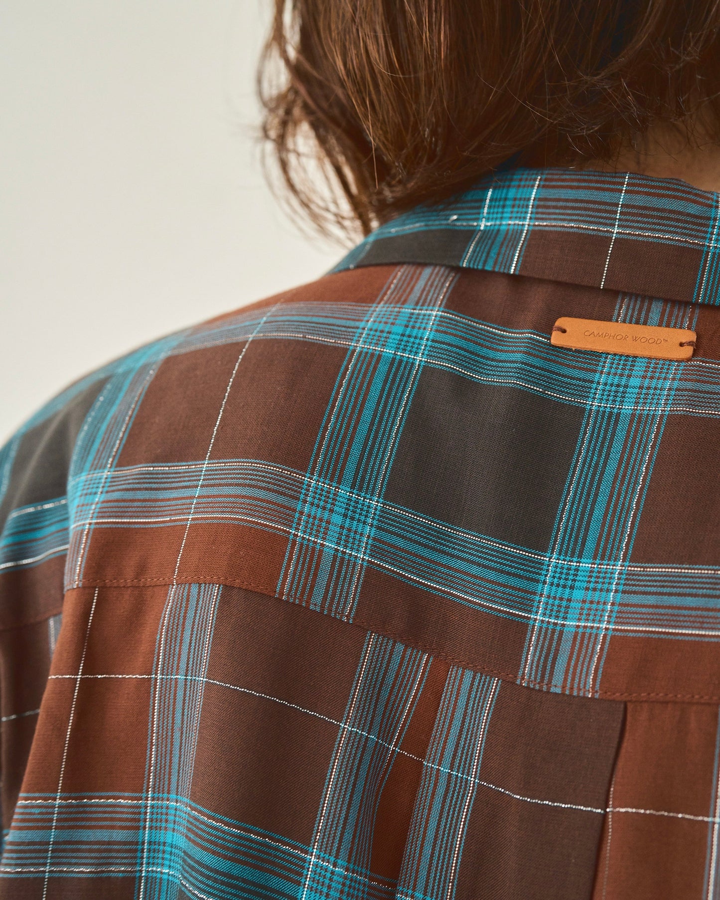 rame ombre rayon check l/s shirt