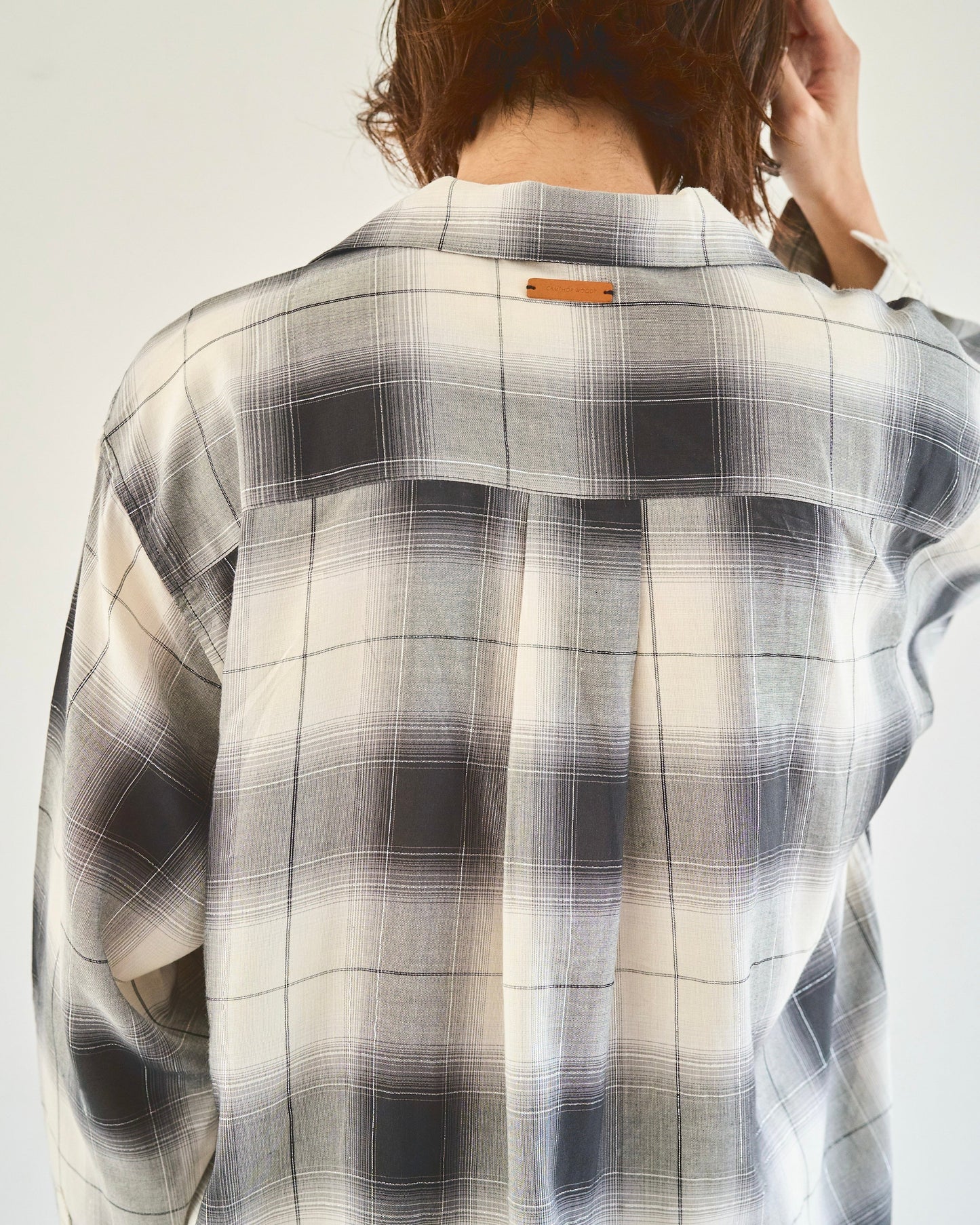 rame ombre rayon check l/s shirt