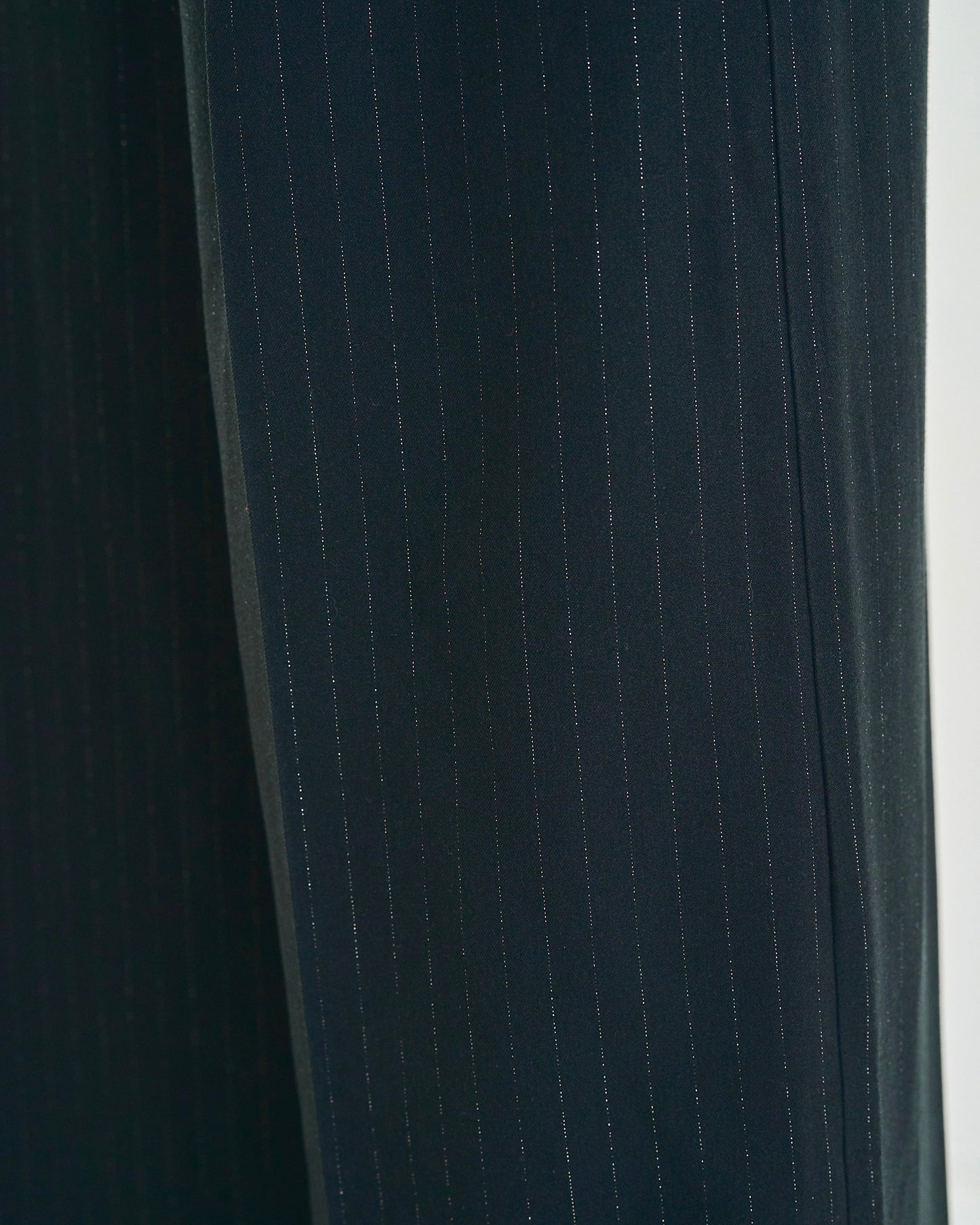 2tuck wide baggy flare rame slacks