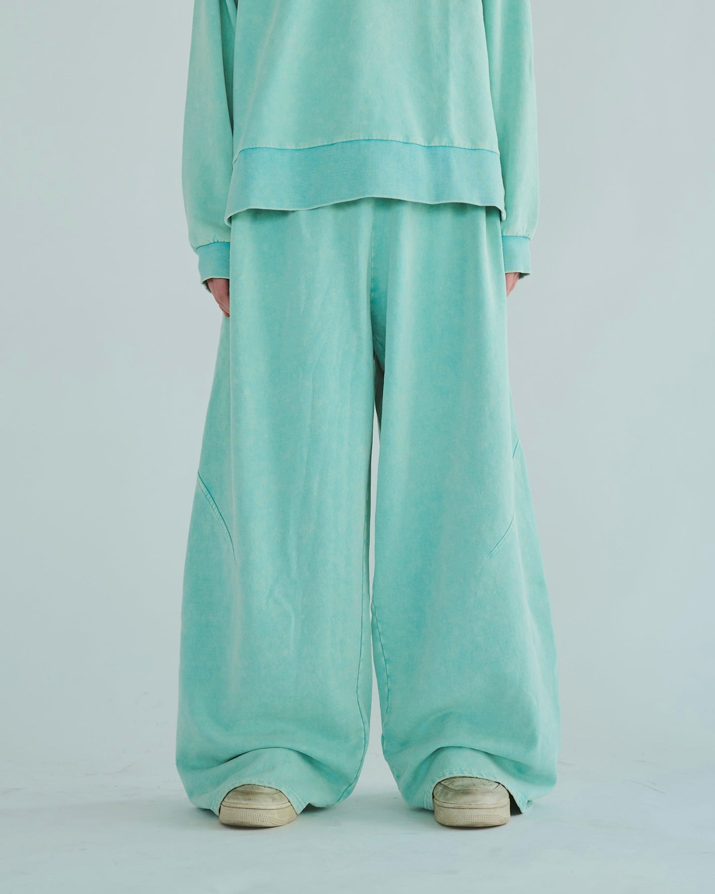 sunfade super wide baggy sweat pants