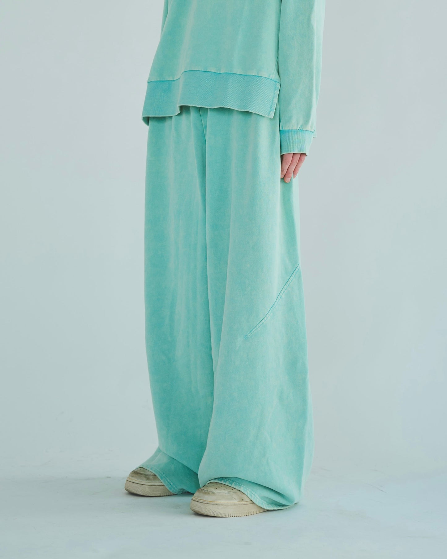sunfade super wide baggy sweat pants