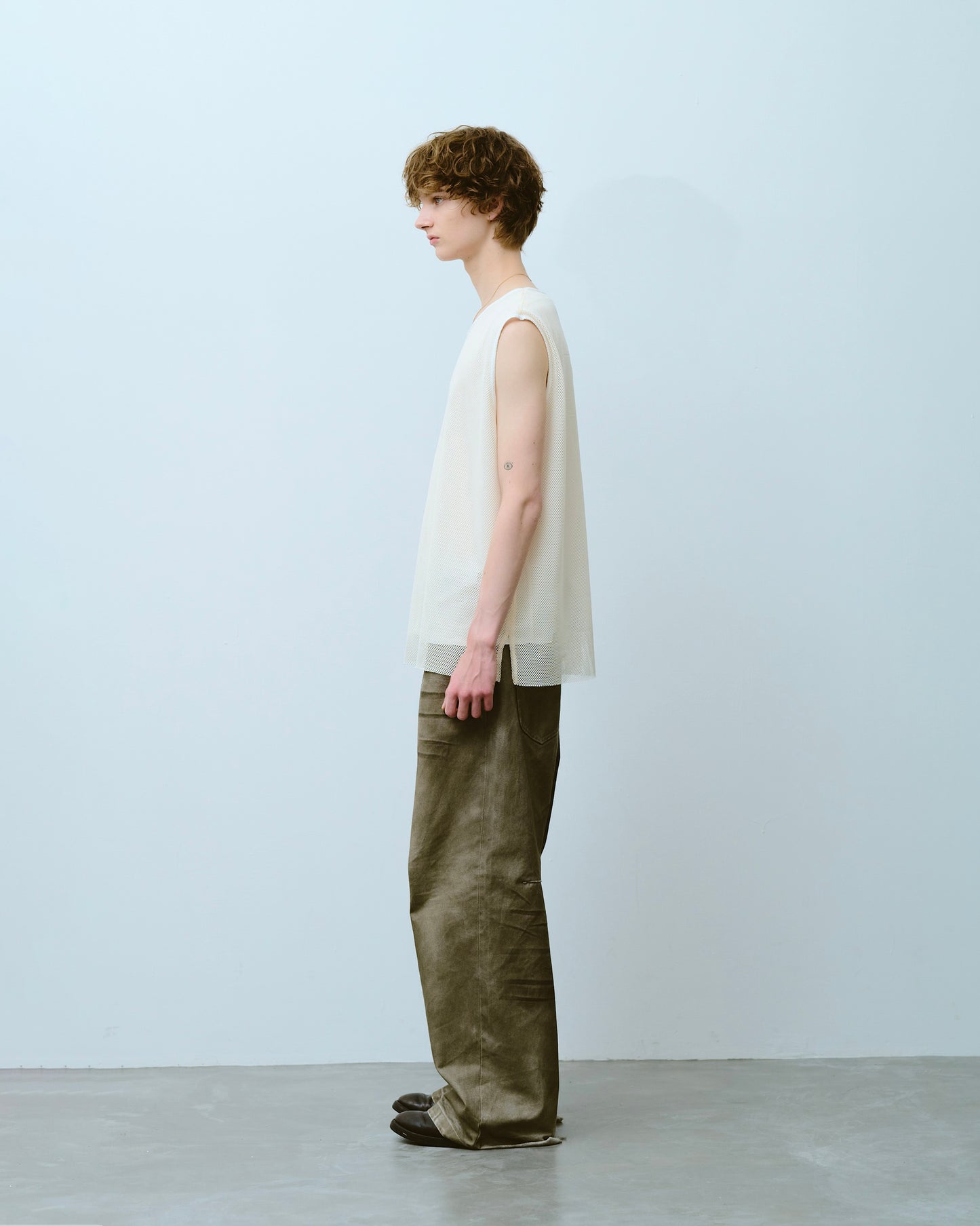 reversible layered sleeveless cutsew