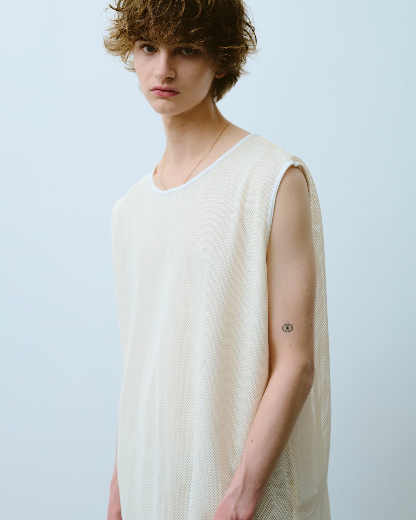 reversible layered sleeveless cutsew