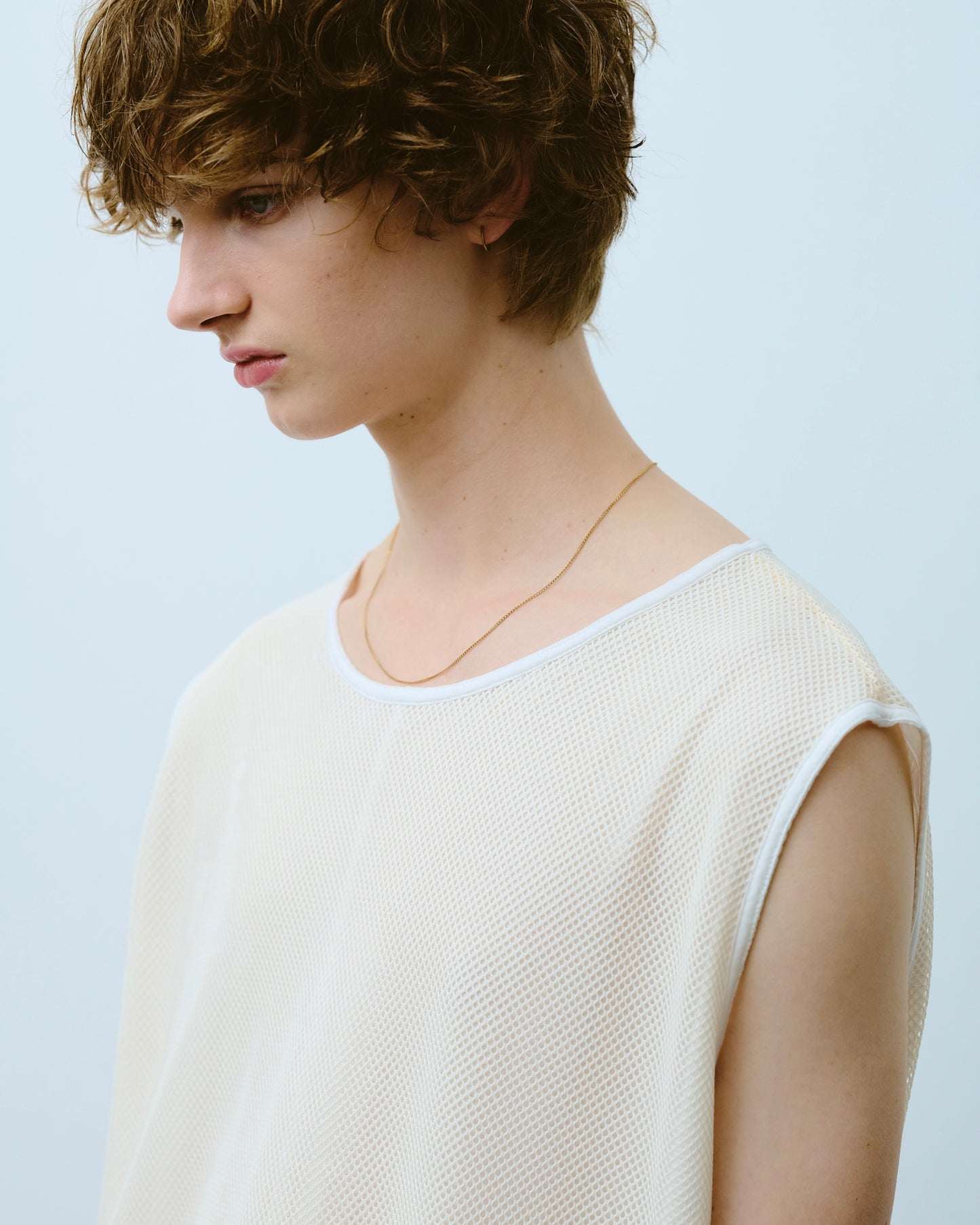 reversible layered sleeveless cutsew
