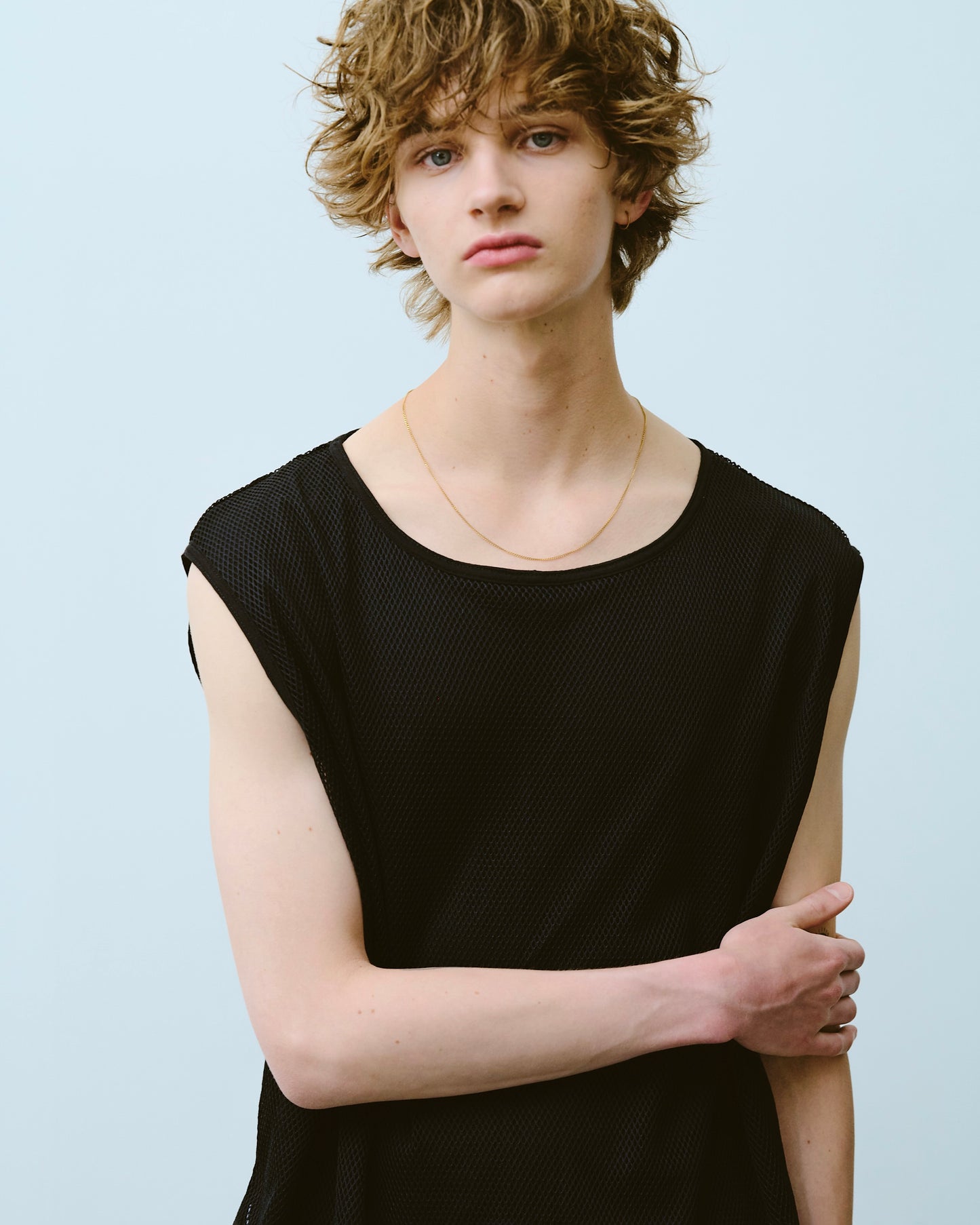 reversible layered sleeveless cutsew