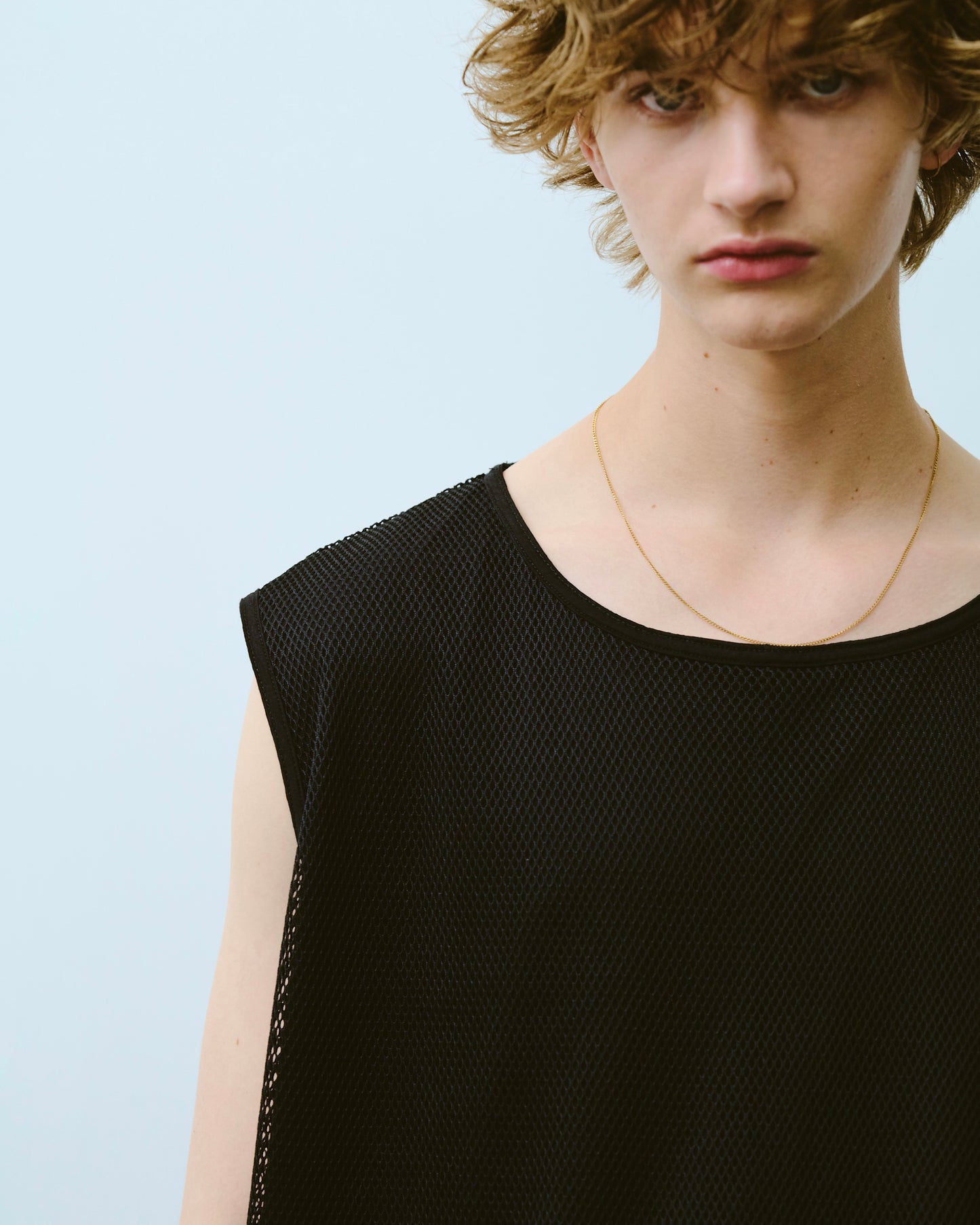 reversible layered sleeveless cutsew