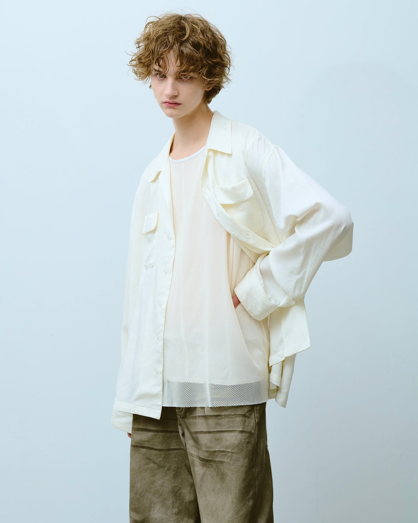 reversible layered sleeveless cutsew