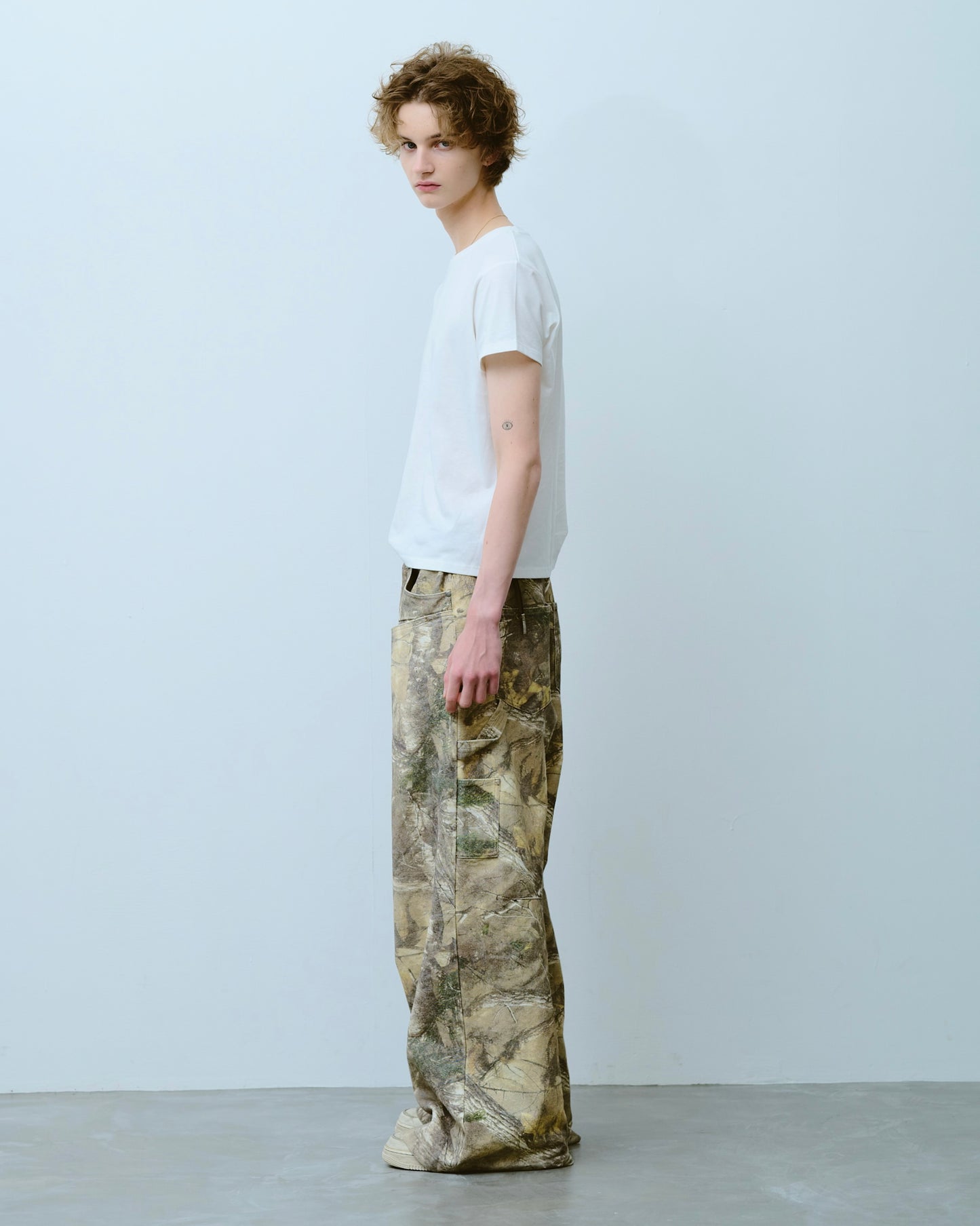 wide baggy real tree painter trousers