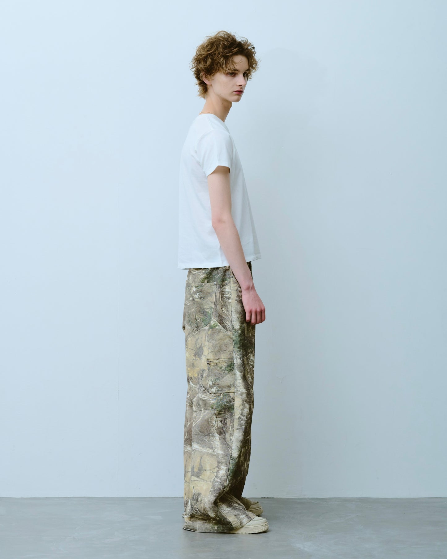 wide baggy real tree painter trousers