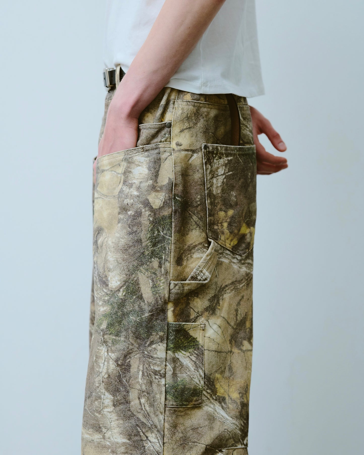 wide baggy real tree painter trousers
