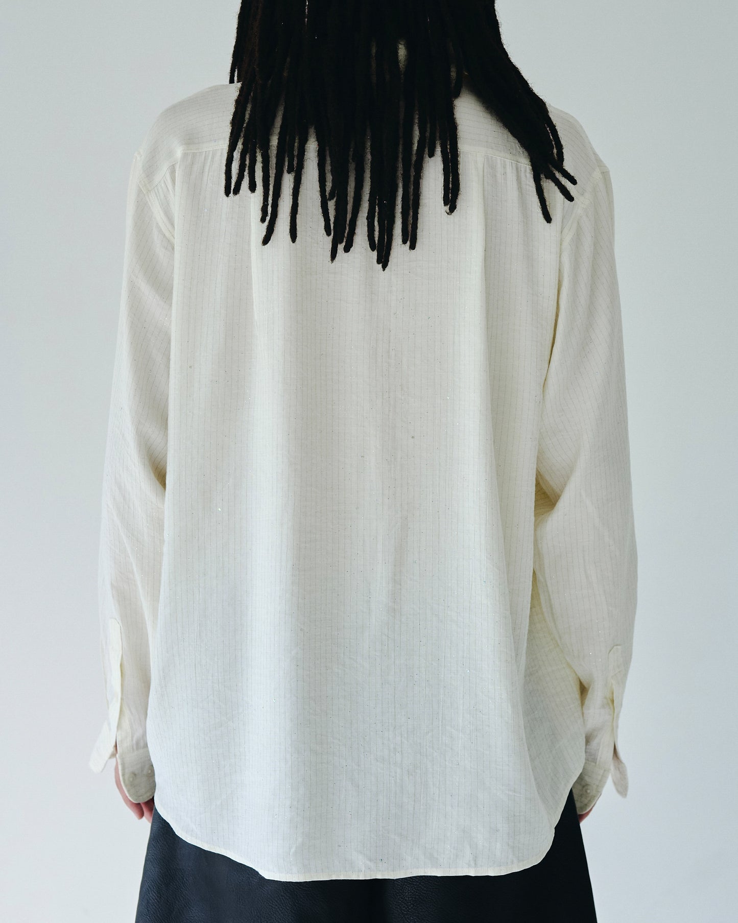 shinee rayon stripe l/s shirt