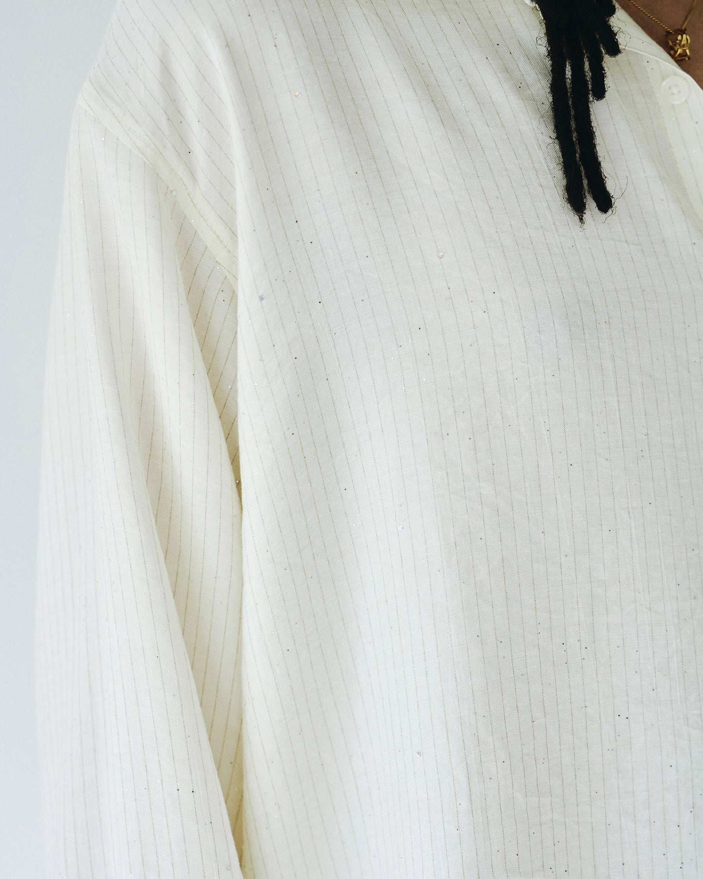shinee rayon stripe l/s shirt