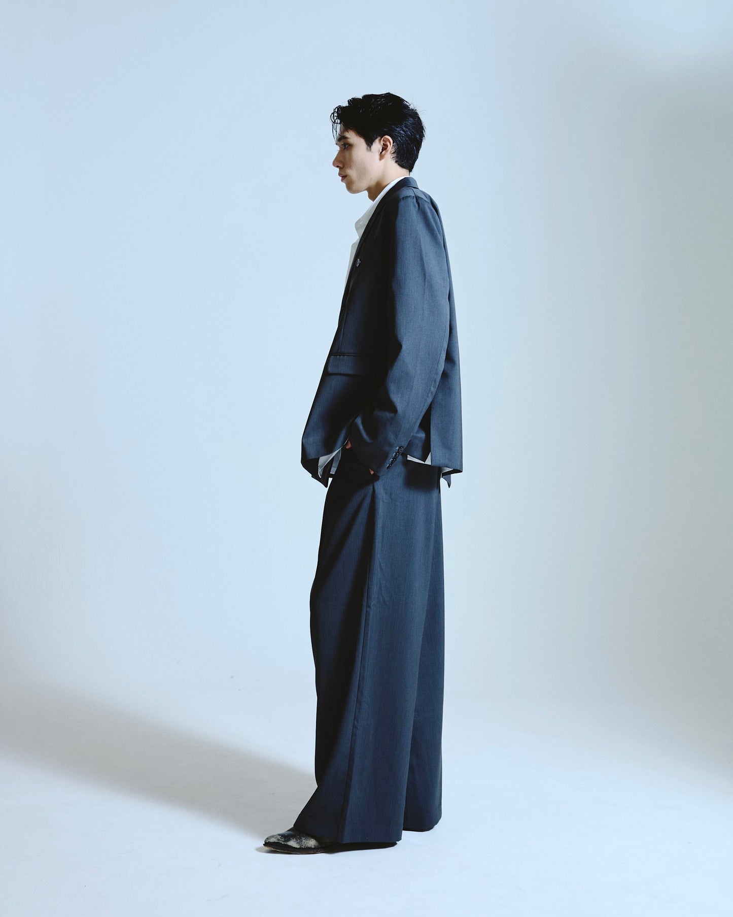 double breasted tailored jacket