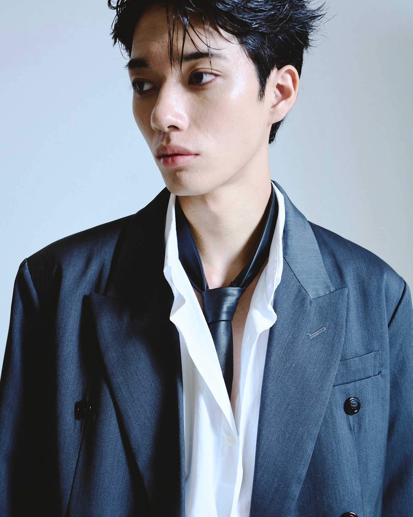 double breasted tailored jacket