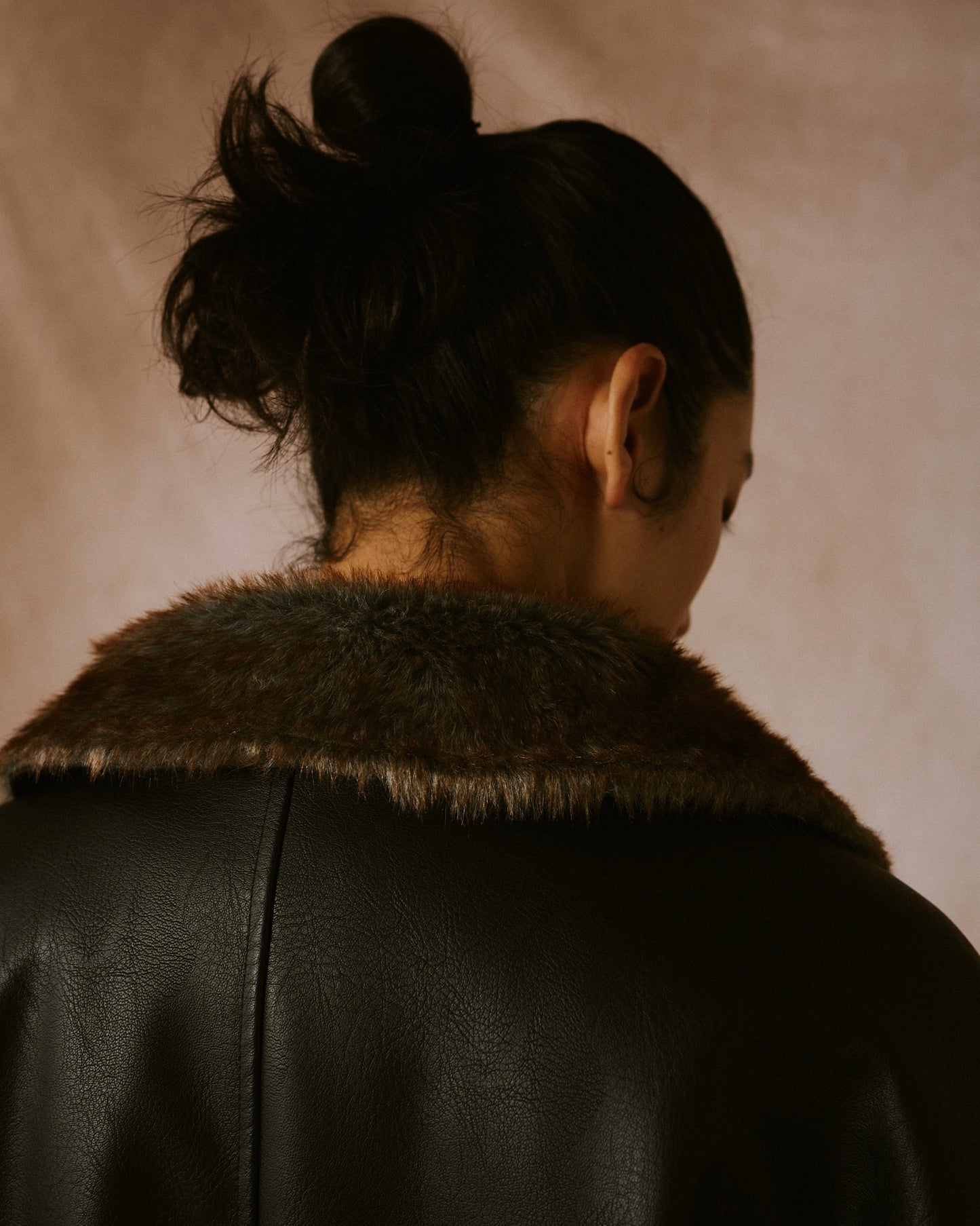 leather/fur faux reversible flight jacket (発送予定:2025年11月上旬~)