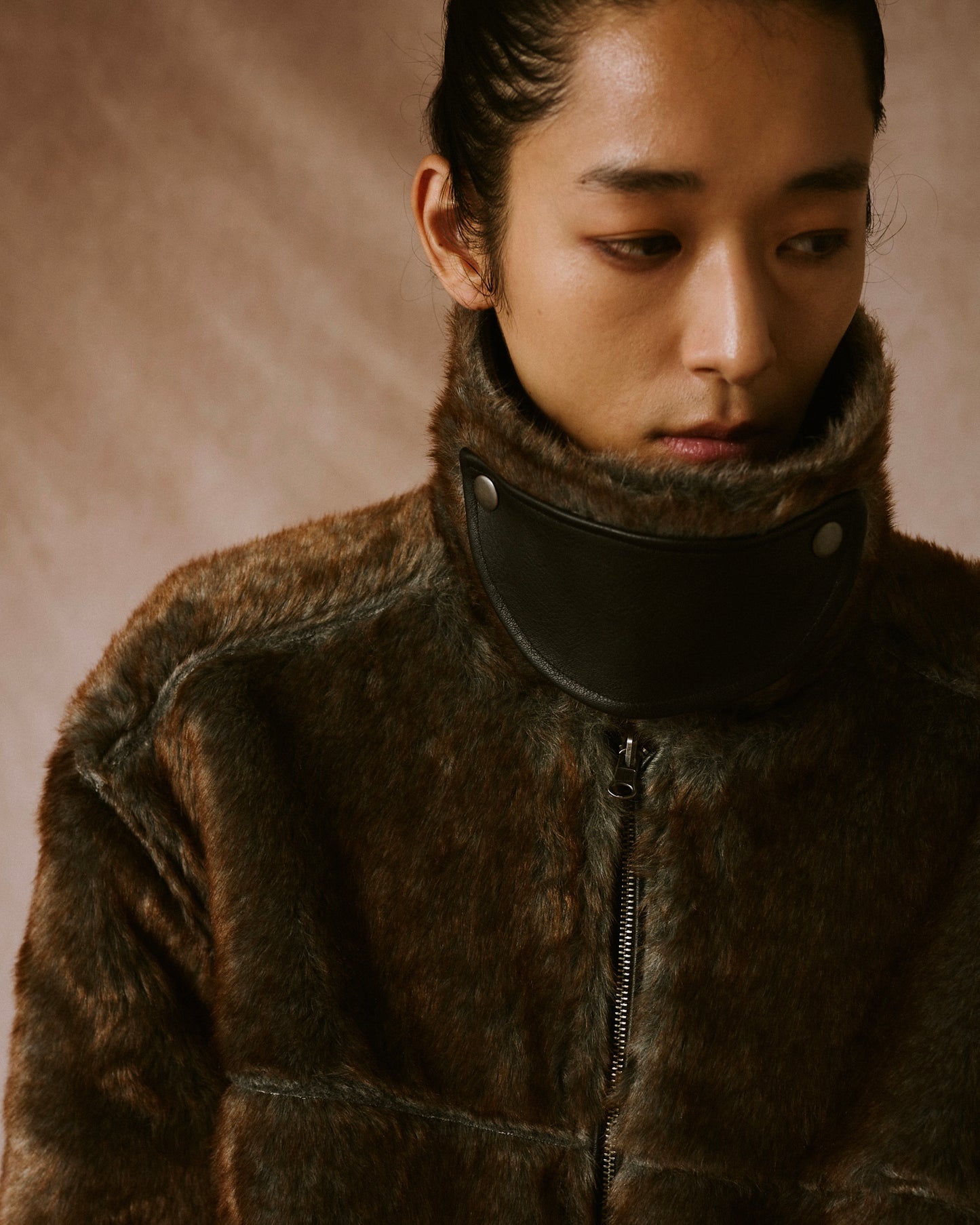 leather/fur faux reversible flight jacket (発送予定:2025年11月上旬~)