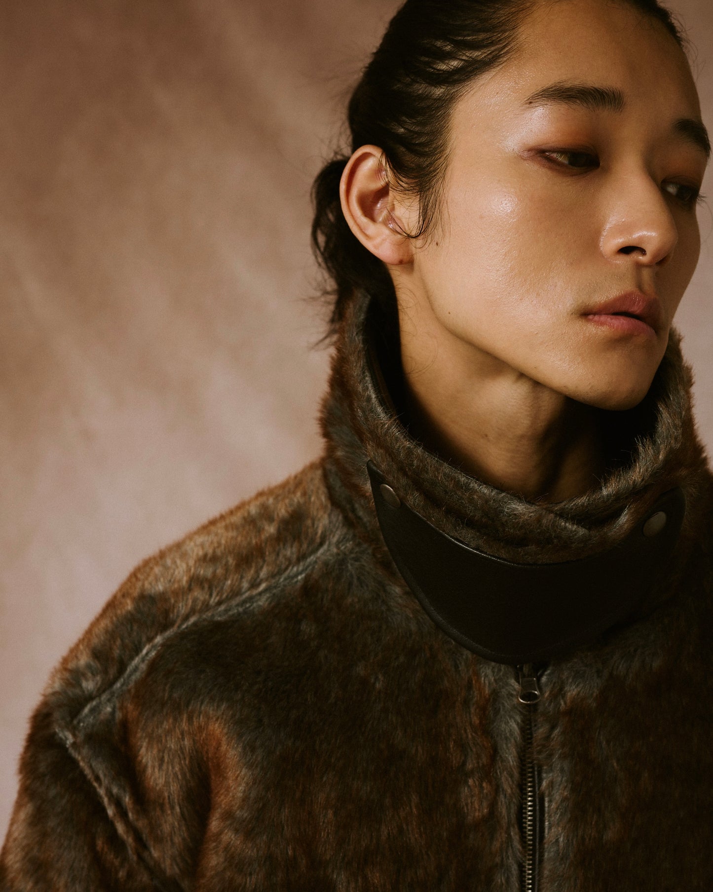 leather/fur faux reversible flight jacket (発送予定:2025年11月上旬~)