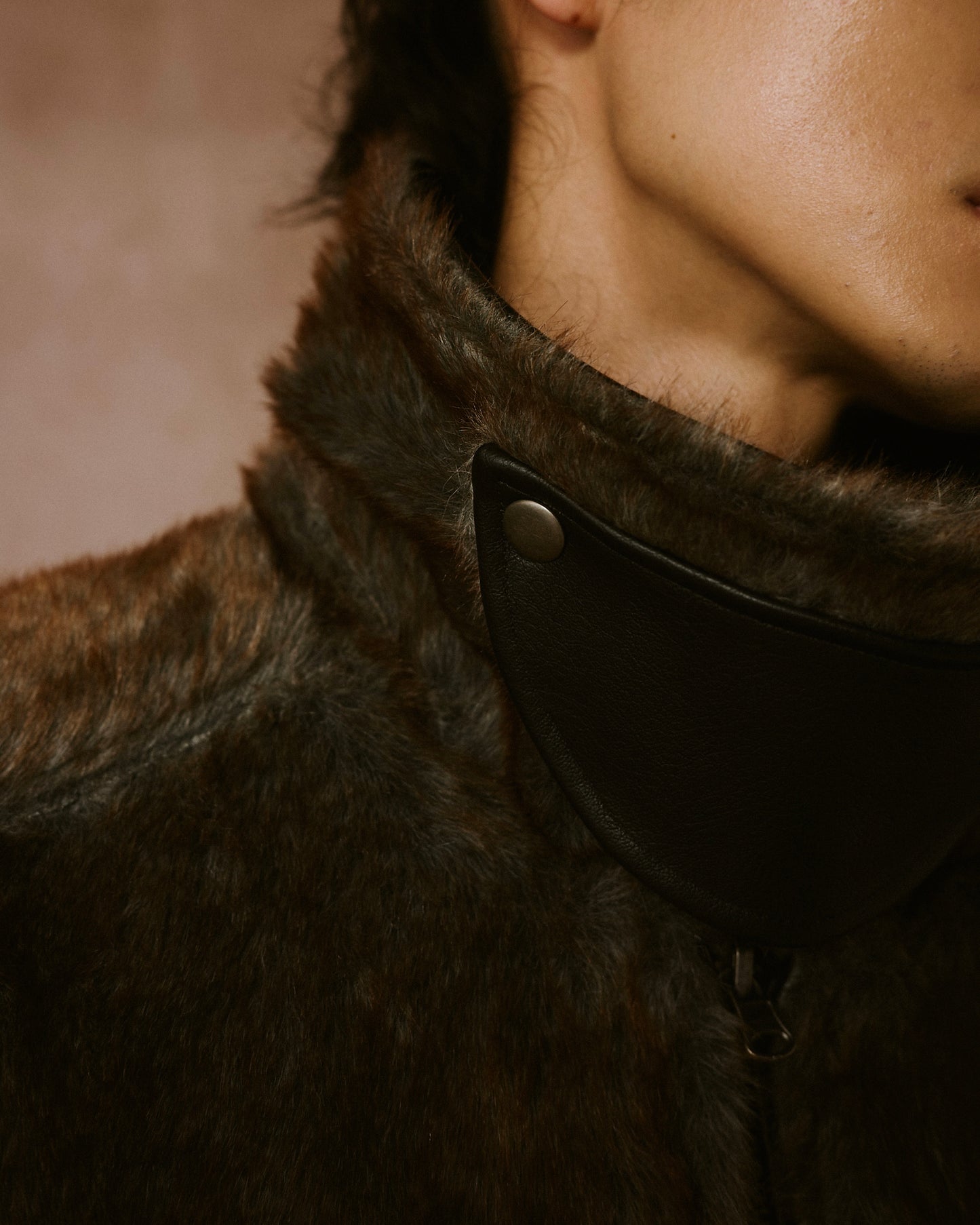 leather/fur faux reversible flight jacket (発送予定:2025年11月上旬~)