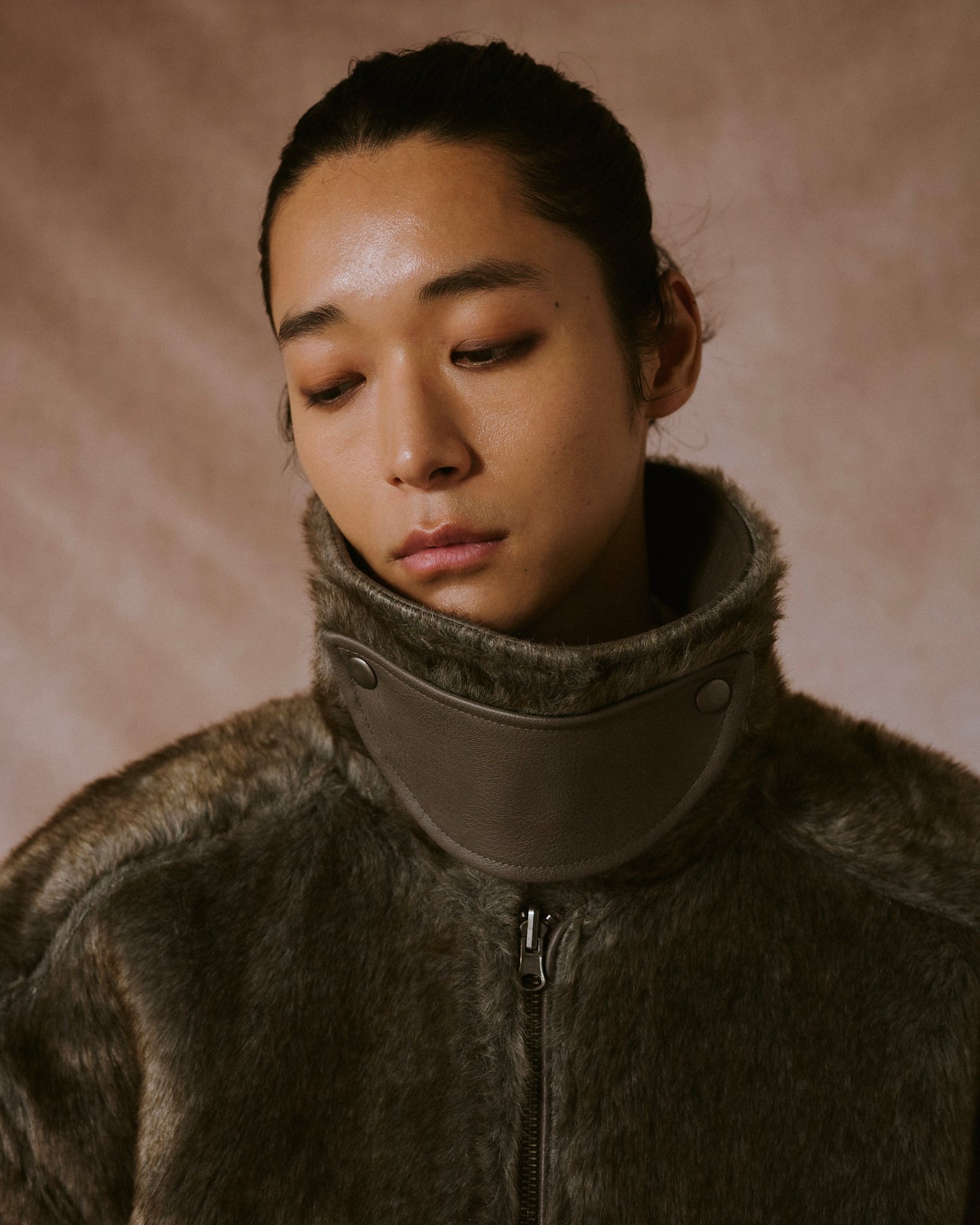 leather/fur faux reversible flight jacket (発送予定:2025年11月上旬~)