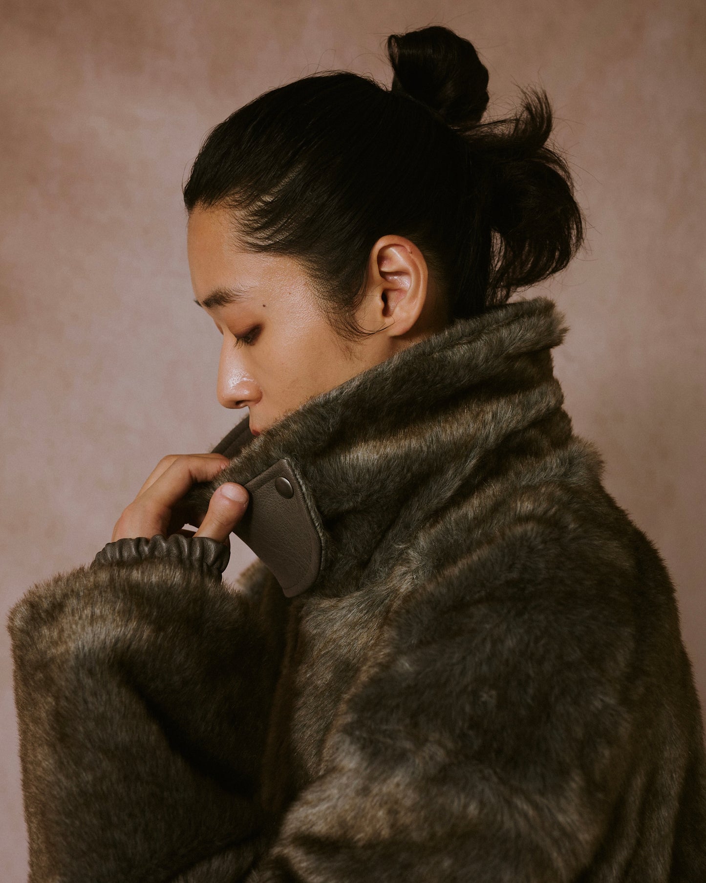 leather/fur faux reversible flight jacket (発送予定:2025年11月上旬~)