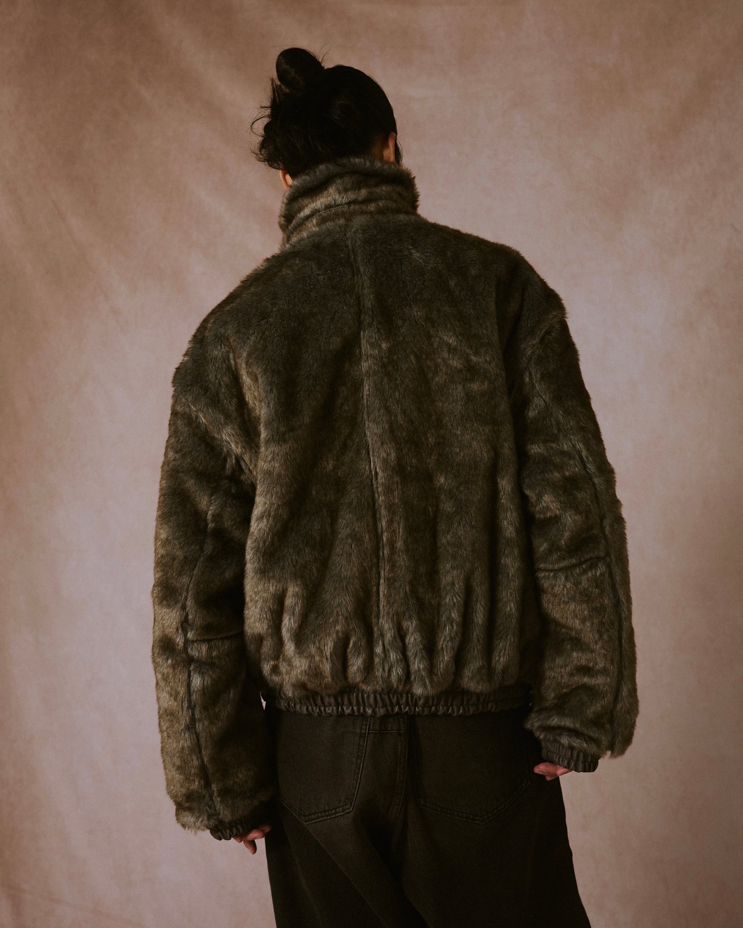 leather/fur faux reversible flight jacket (発送予定:2025年11月上旬~)