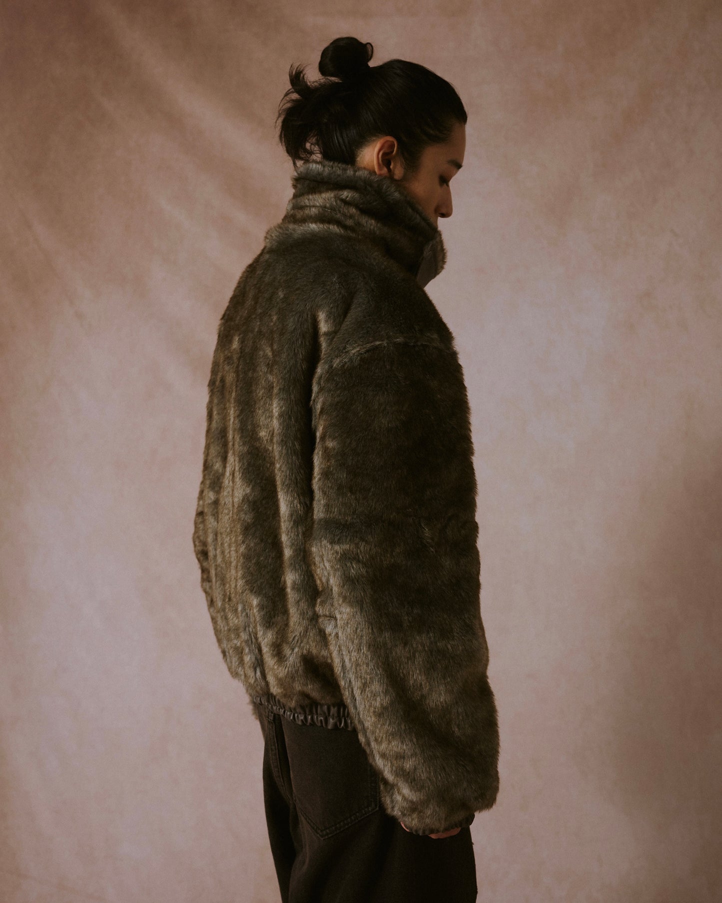 leather/fur faux reversible flight jacket (発送予定:2025年11月上旬~)