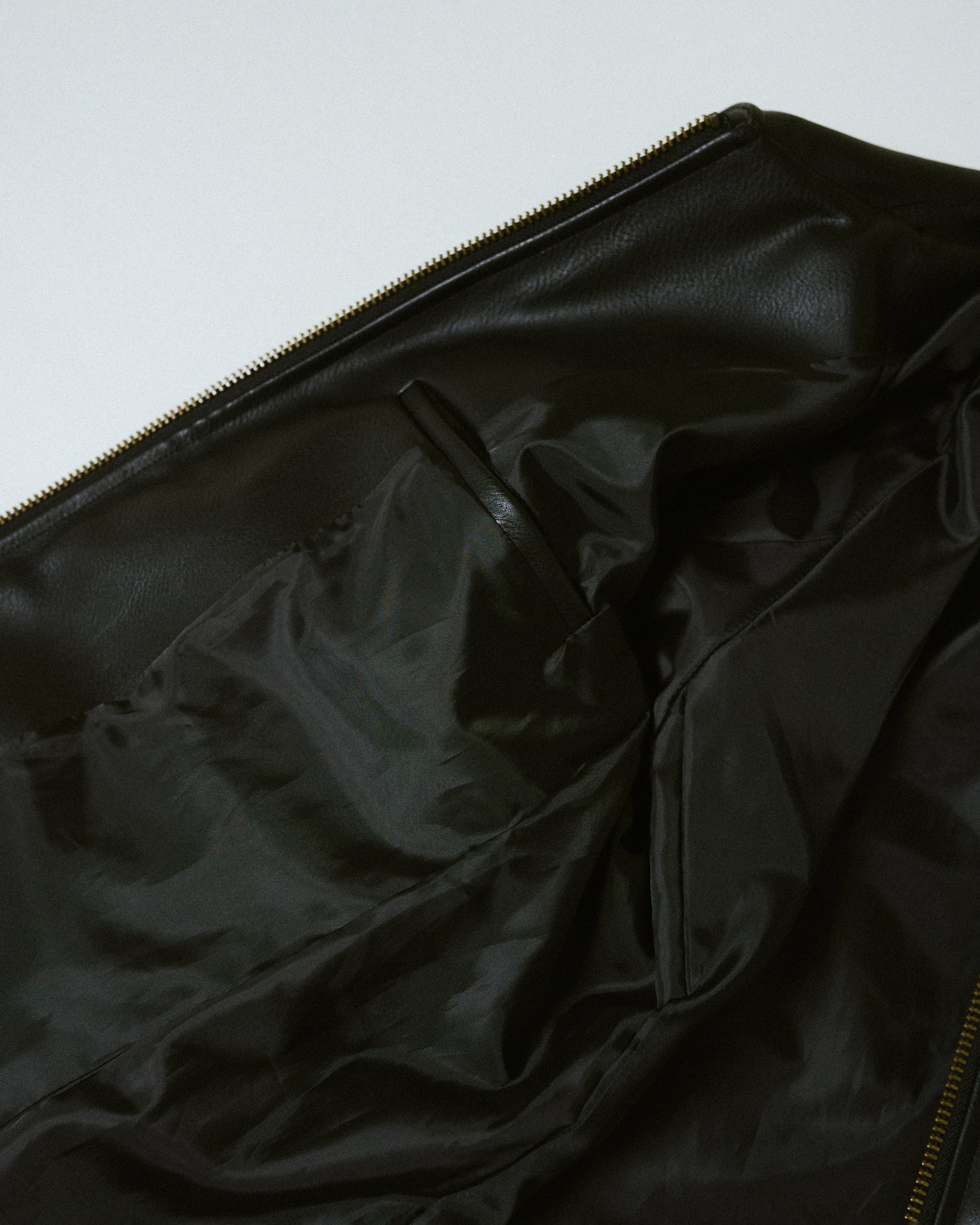 faux haircalf leather jacket