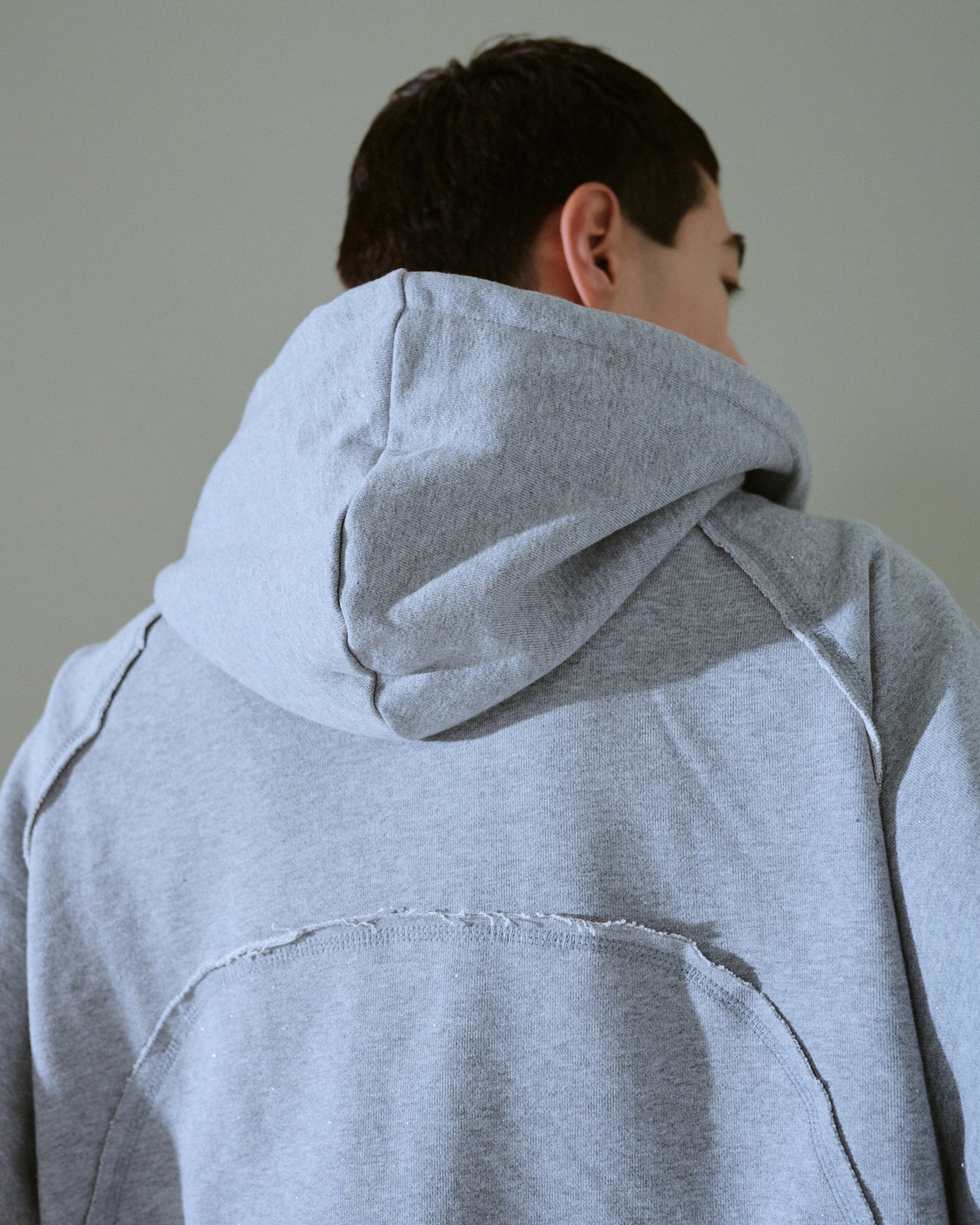 Glitter Seam Double-Zip Hoodie