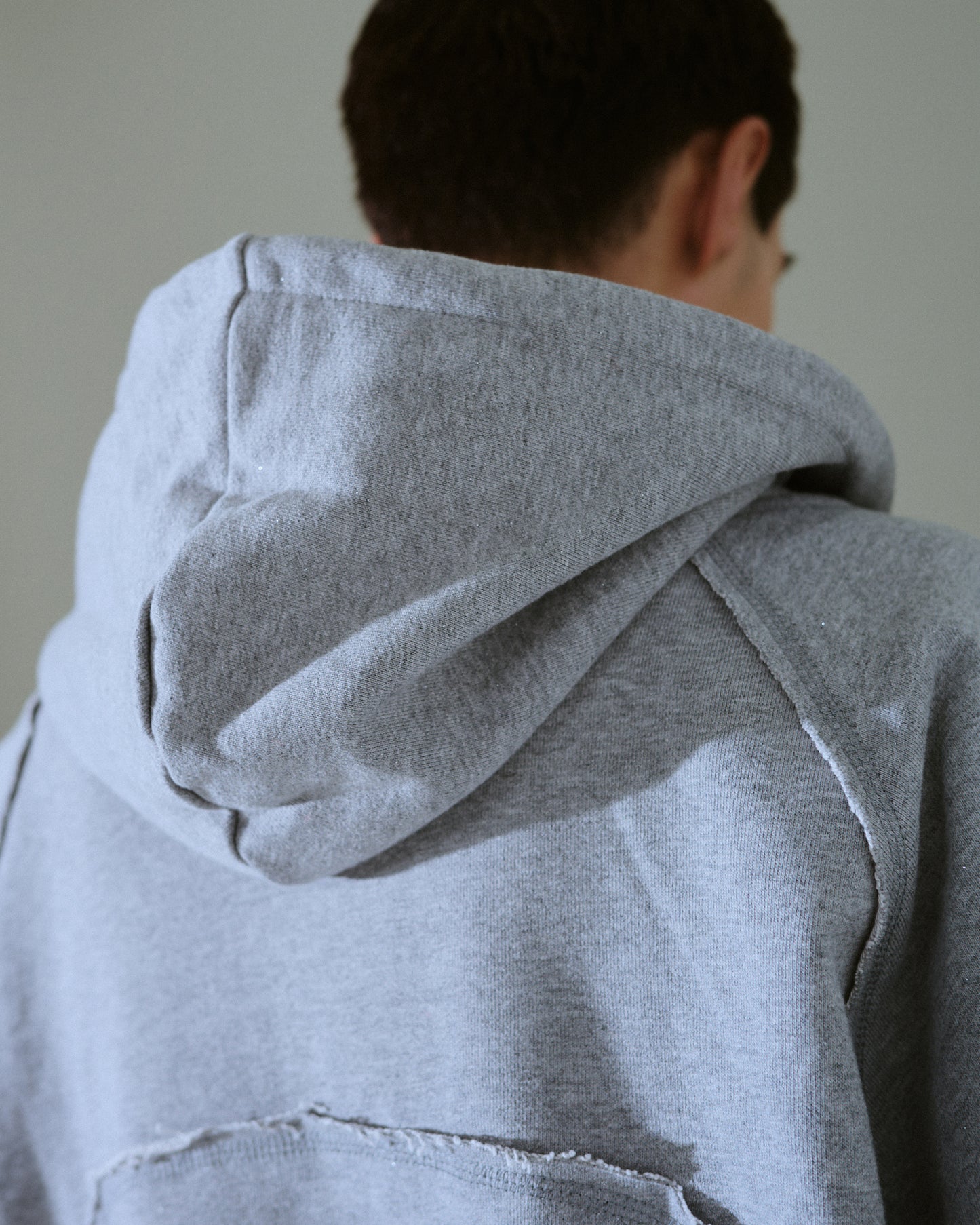 Glitter Seam Double-Zip Hoodie