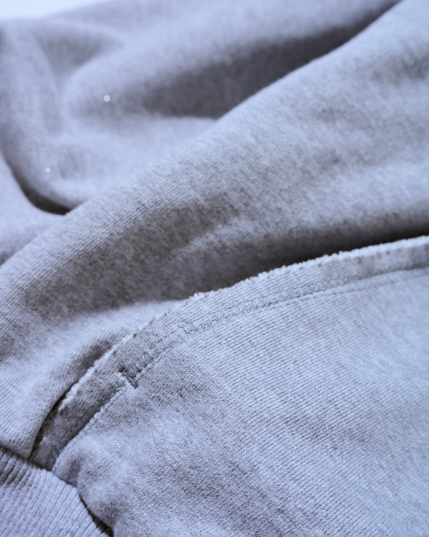Glitter Seam Double-Zip Hoodie