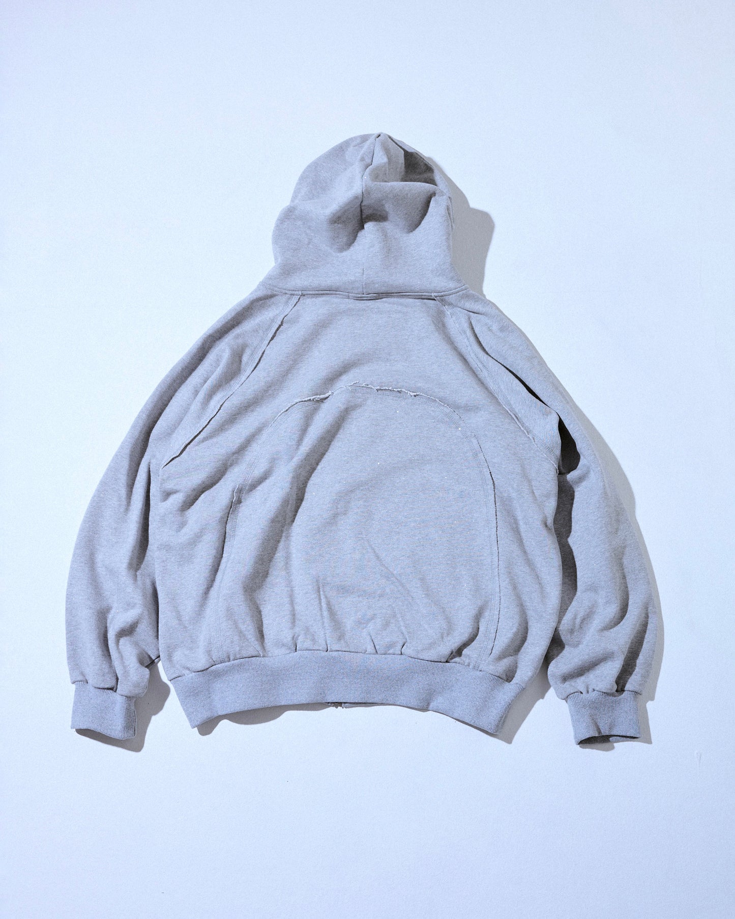 Glitter Seam Double-Zip Hoodie