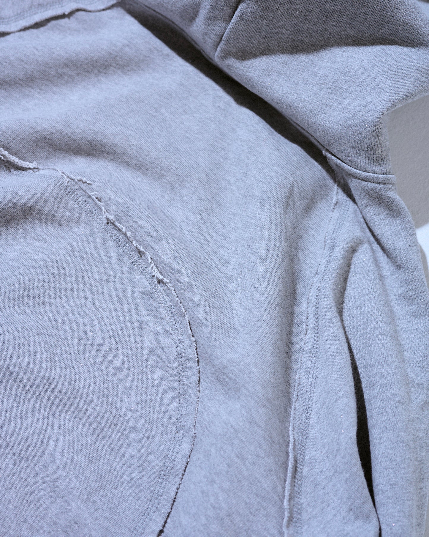 Glitter Seam Double-Zip Hoodie