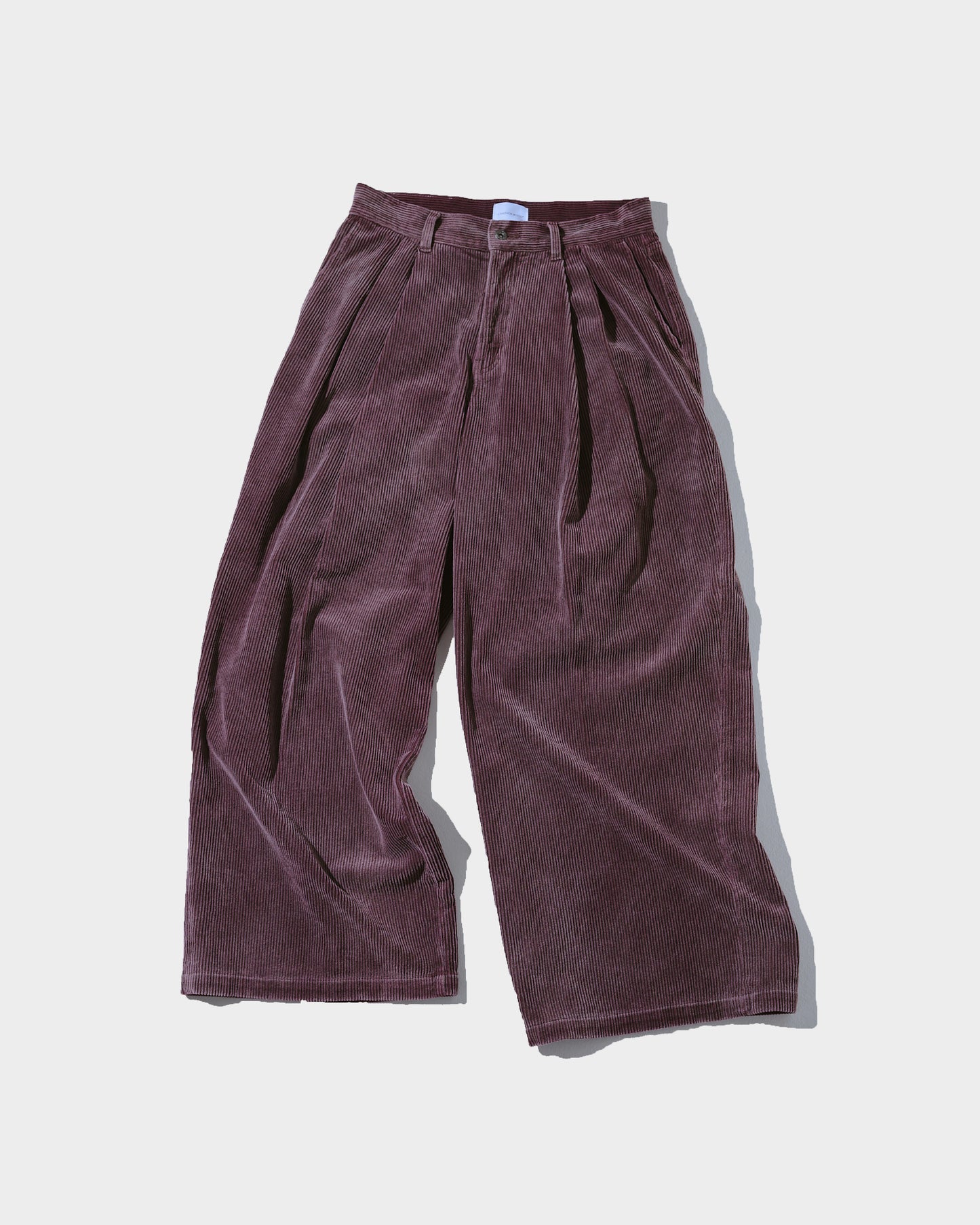 super baggy faded corduroy trousers