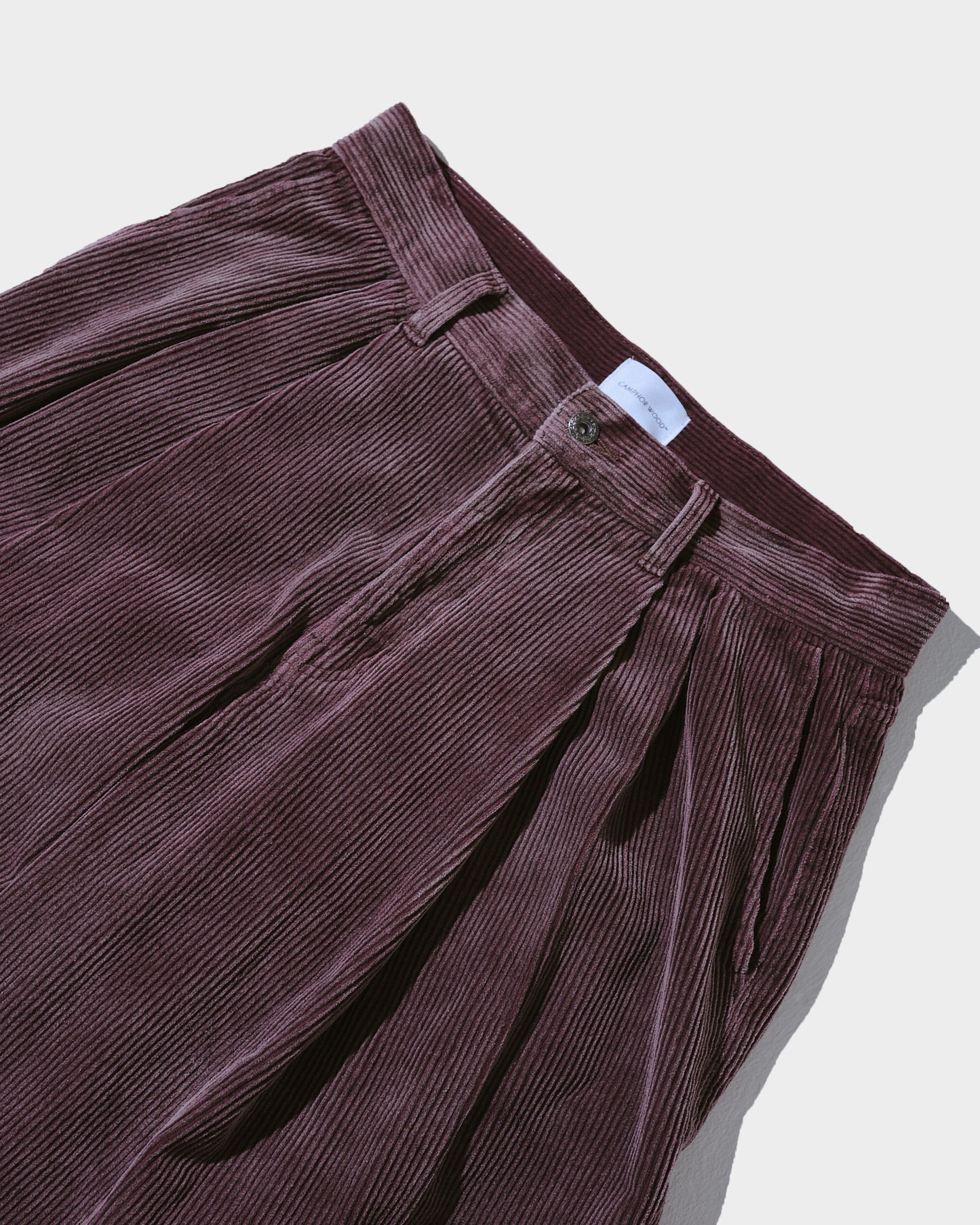 super baggy faded corduroy trousers
