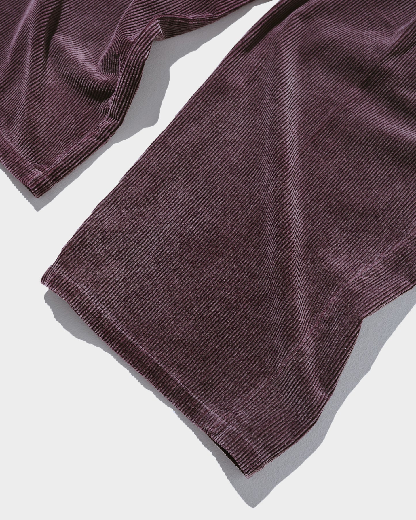 super baggy faded corduroy trousers