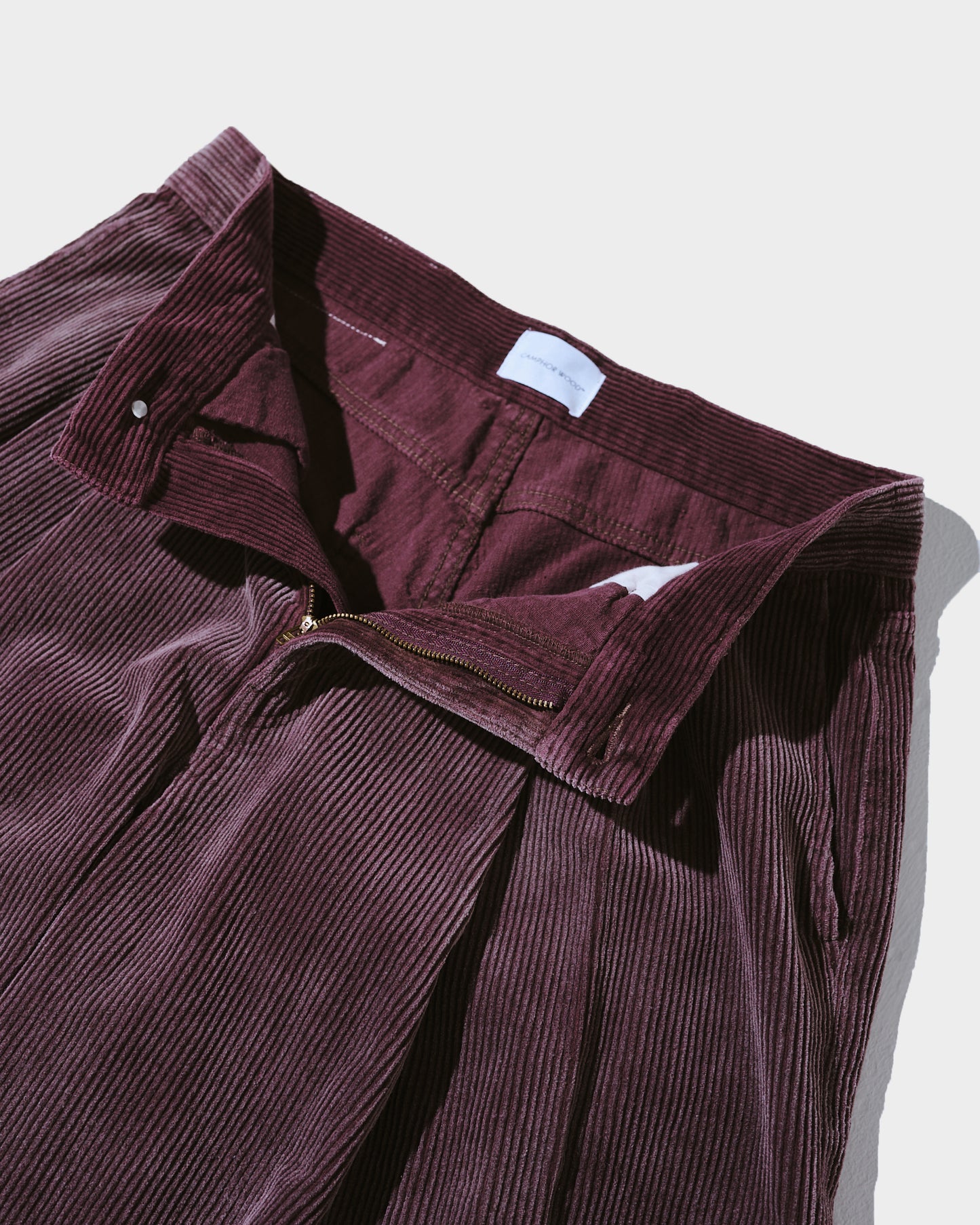 super baggy faded corduroy trousers