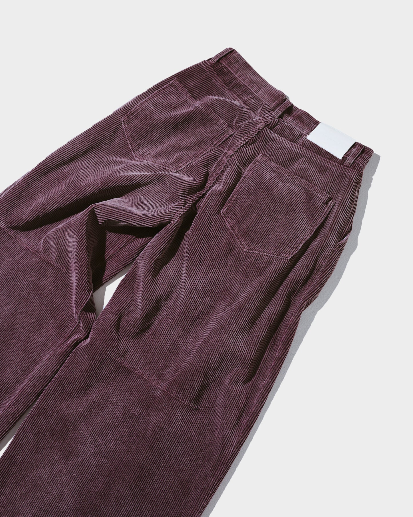 super baggy faded corduroy trousers