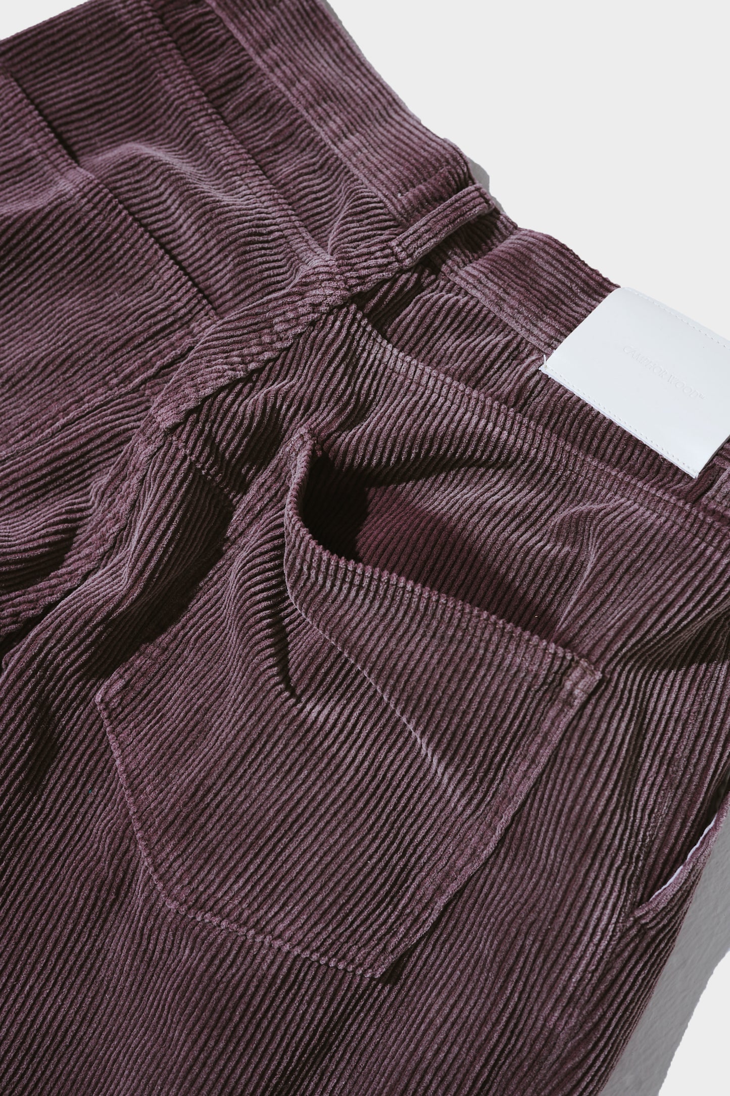 super baggy faded corduroy trousers