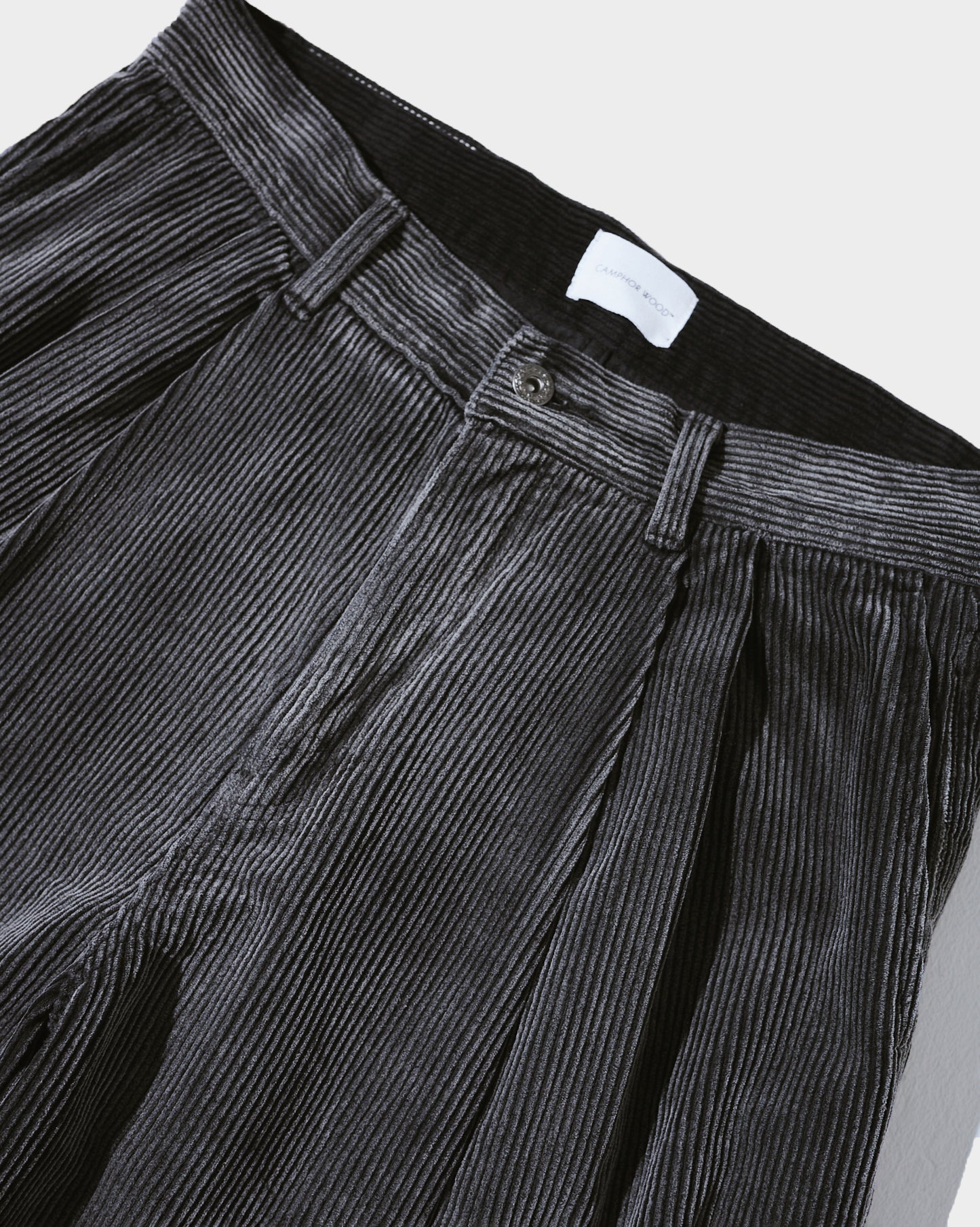 super baggy faded corduroy trousers