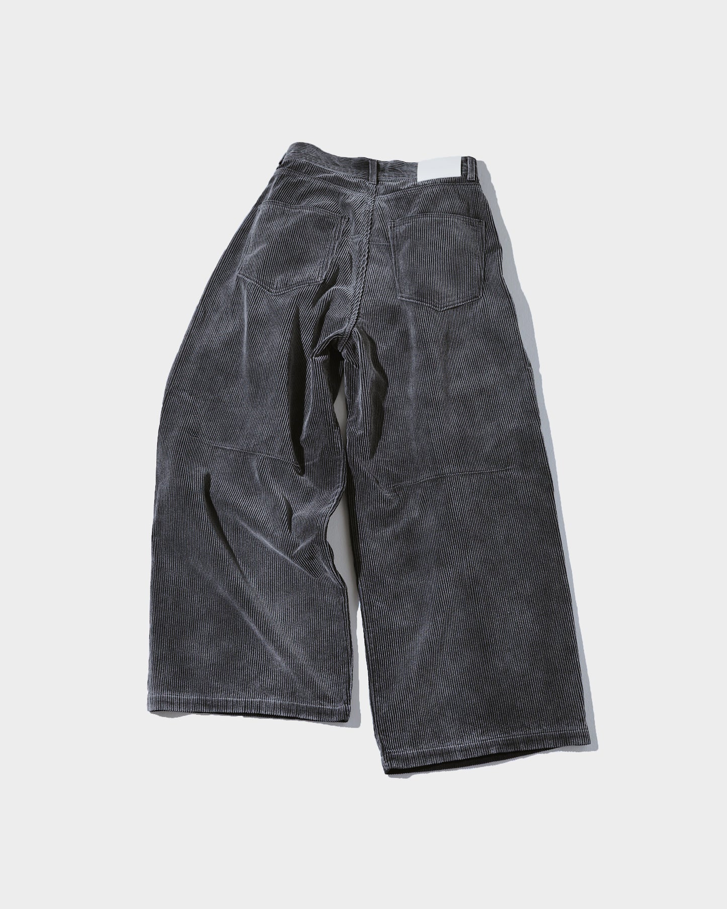 super baggy faded corduroy trousers