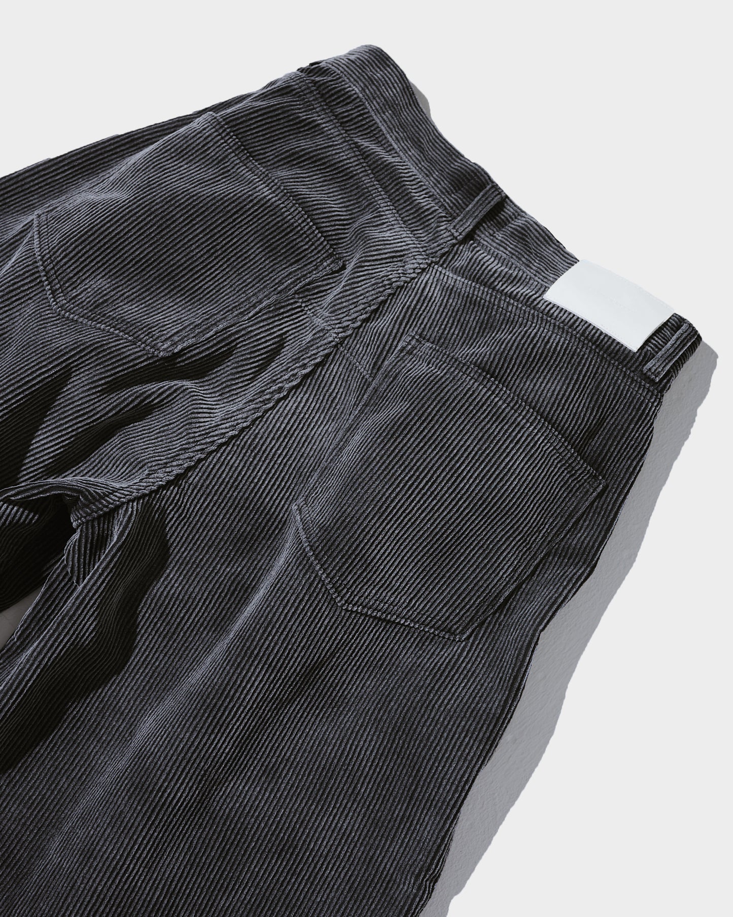 super baggy faded corduroy trousers