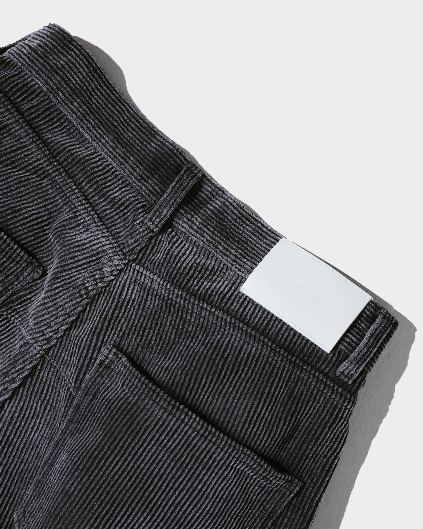 super baggy faded corduroy trousers