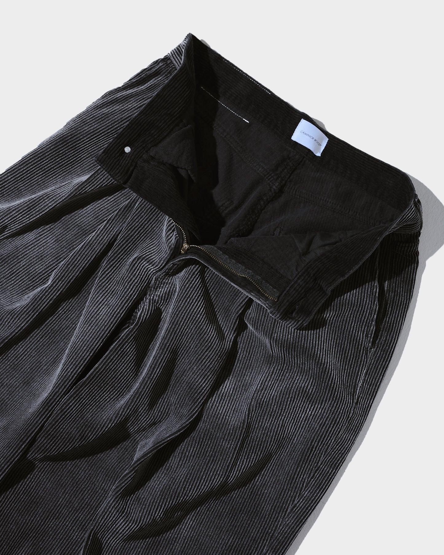 super baggy faded corduroy trousers