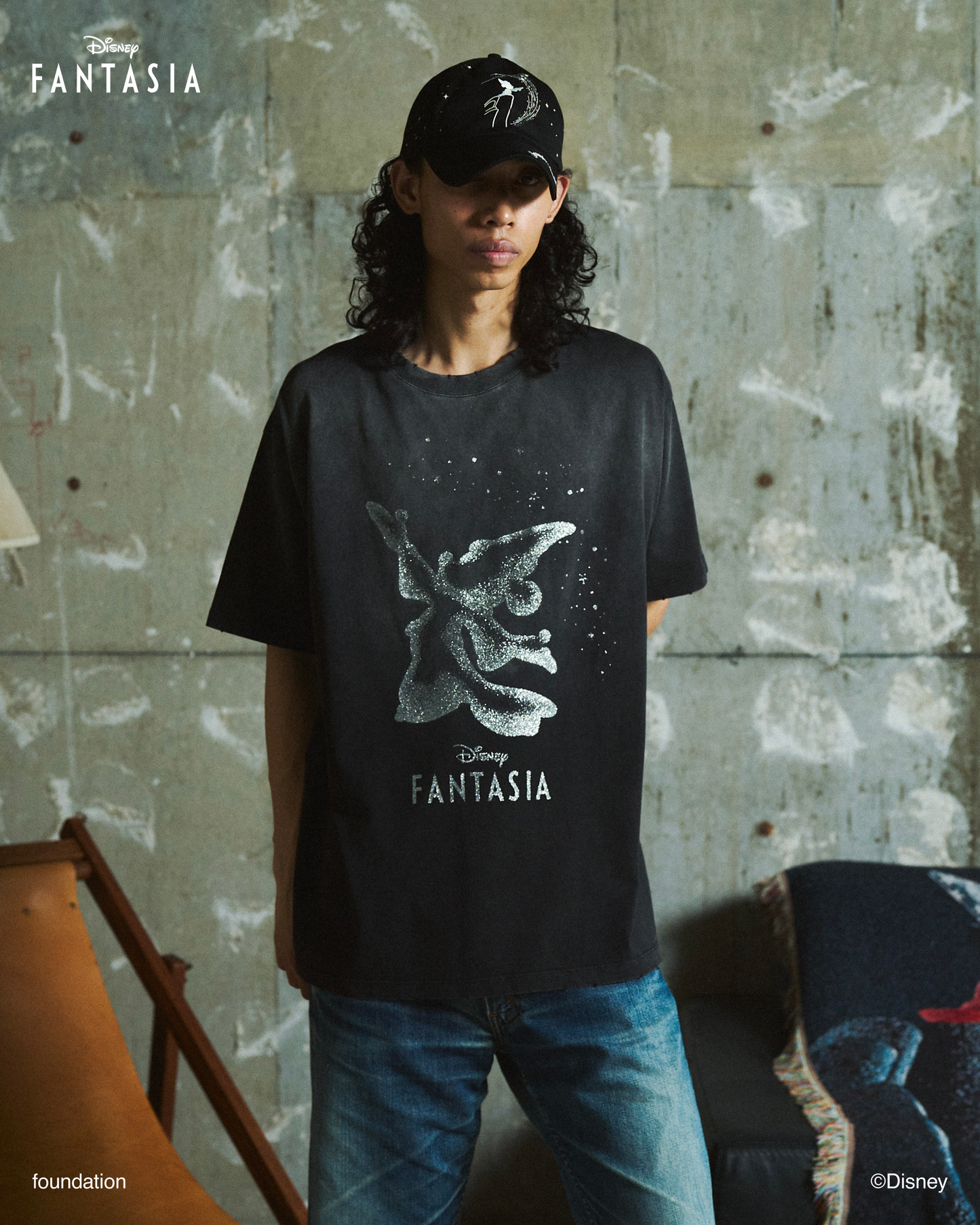 DISNEY / FANTASIA / EMBROIDERY GRAPHIC CAP