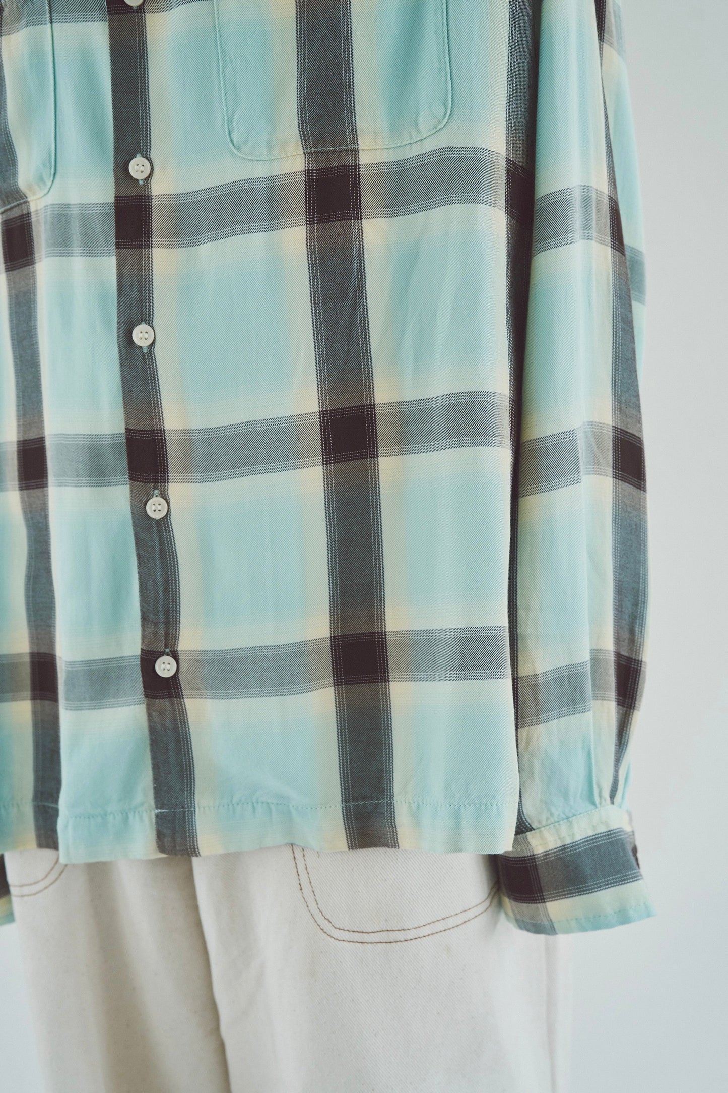Rayon ombre original check shirts