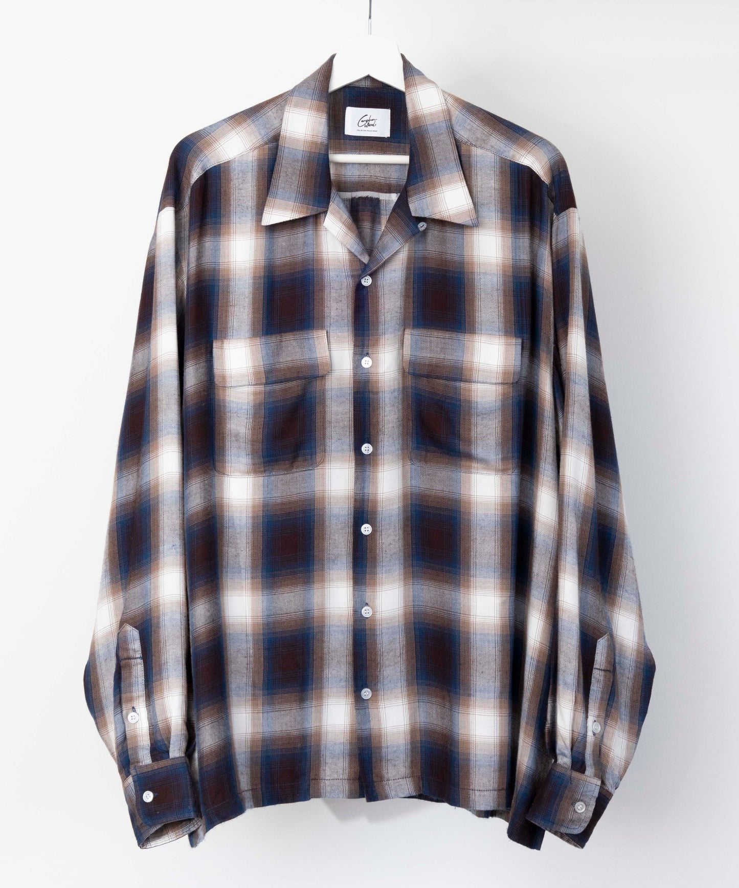 Rayon ombre check shirts
